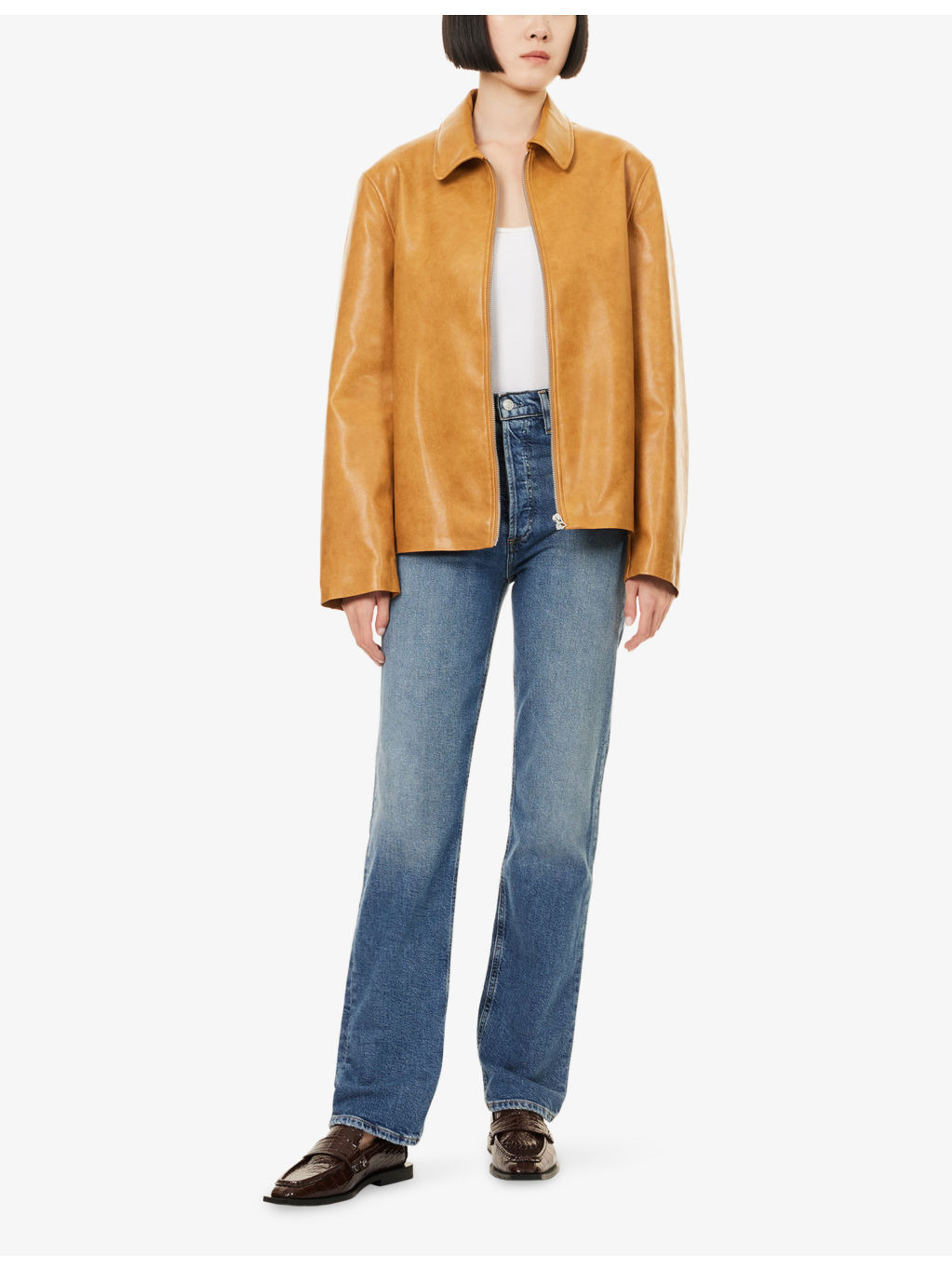 90's Pinch Waist High-Rise Stretch-Denim Jeans - 2