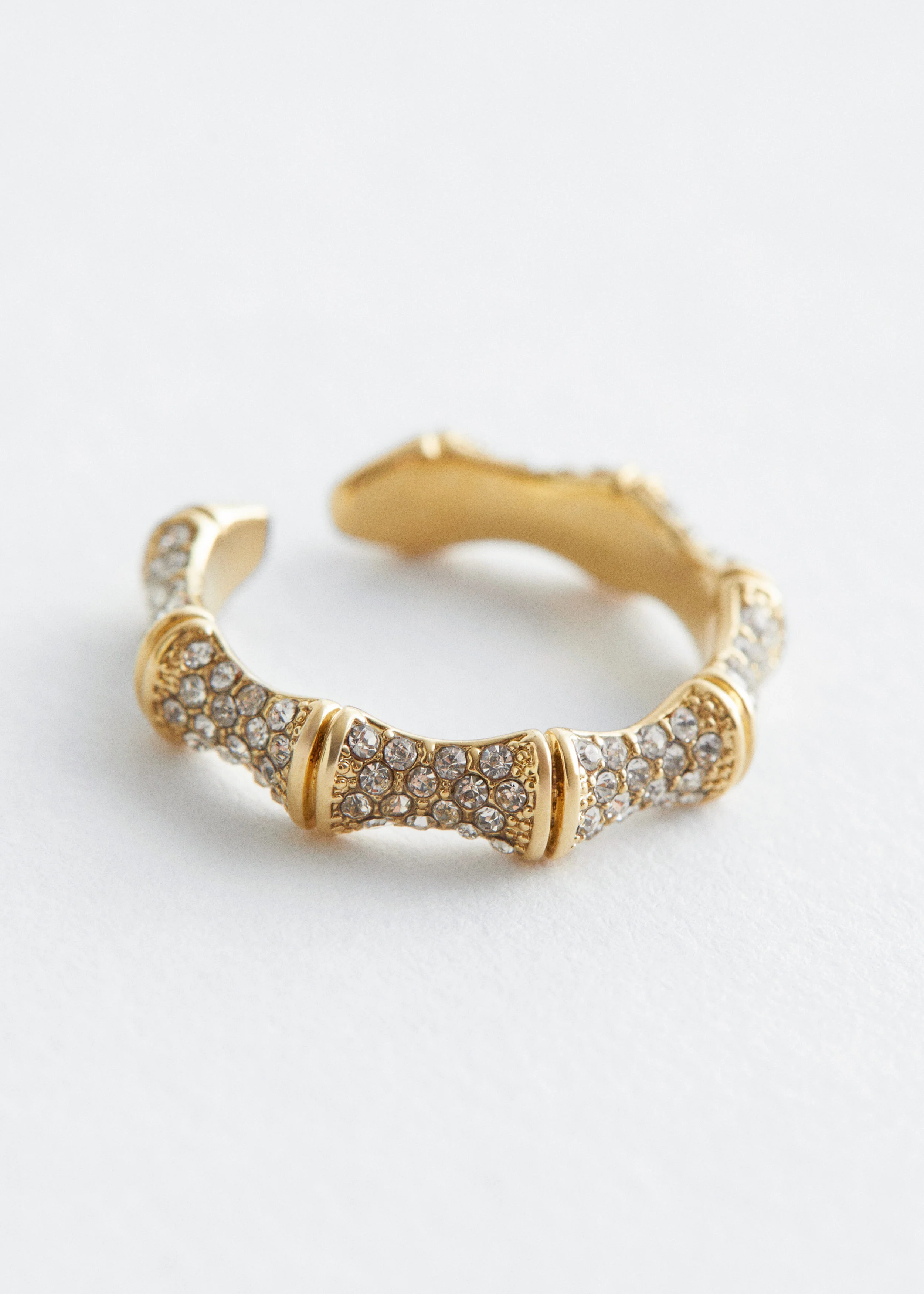 Bamboo-Look Ring - 1