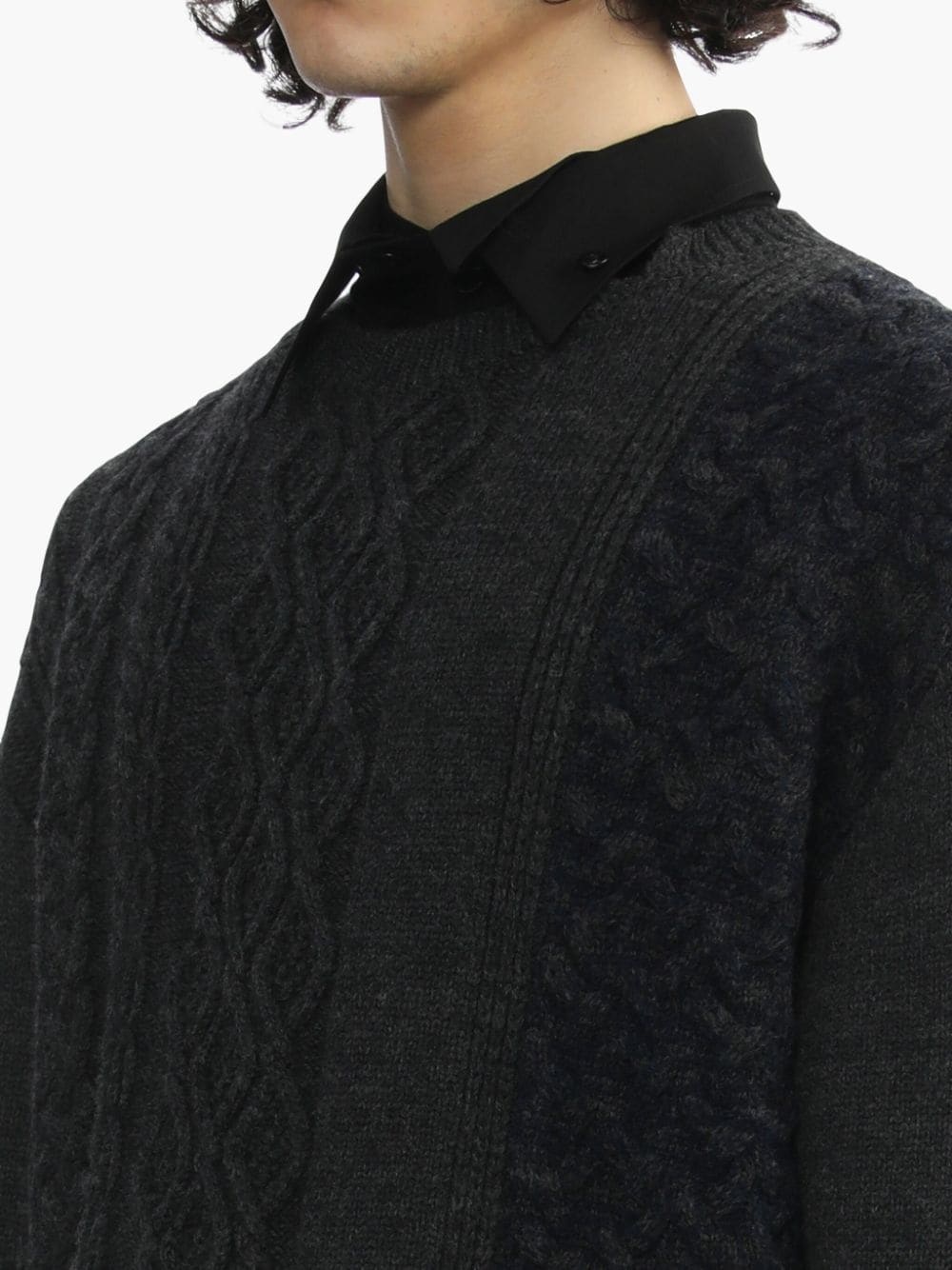 panelled jumper - 5