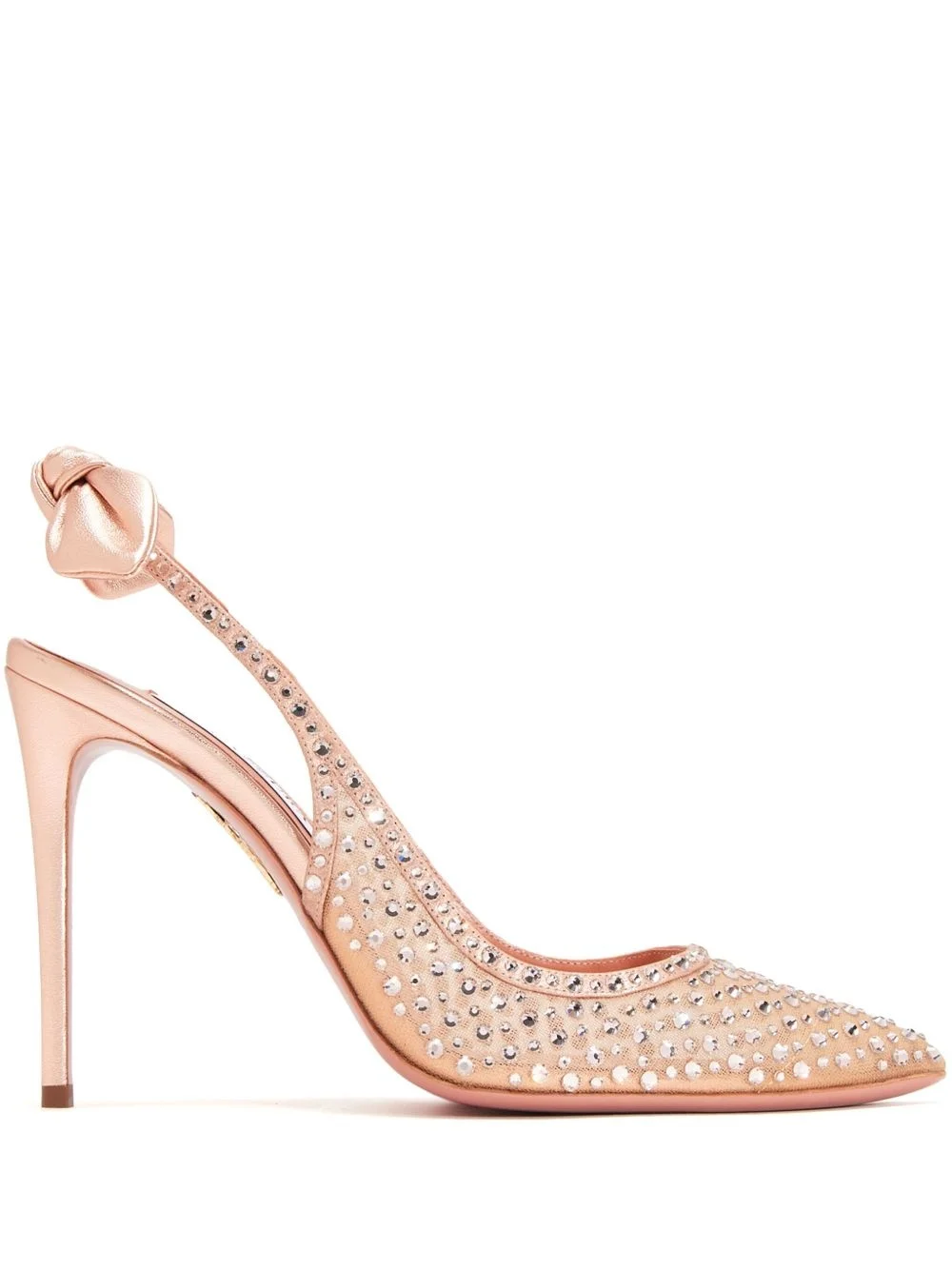 85mm crystal-embellished pumps - 1
