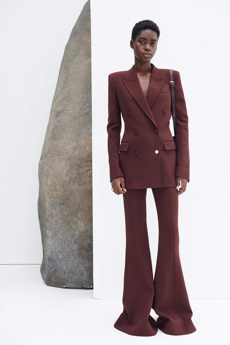 GABRIELA HEARST Desmond Pant in Deep Bordeaux Virgin Wool outlook