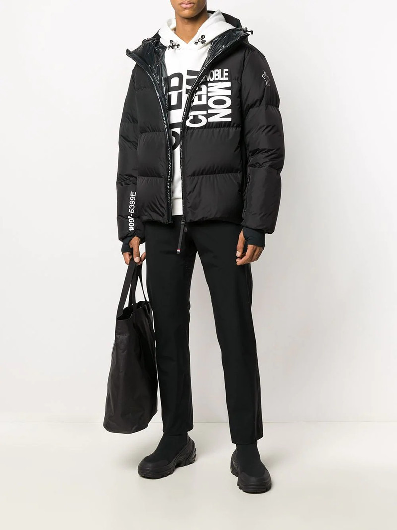 Moncler Grenoble Mazod logo-print down jacket outlook