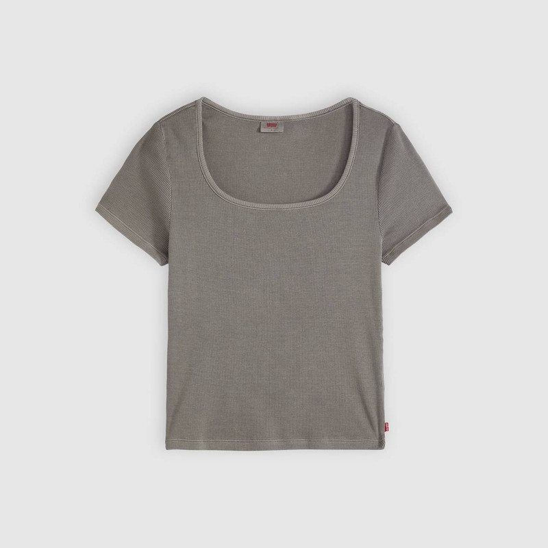 ESSENTIAL SQUARE NECK 티 1