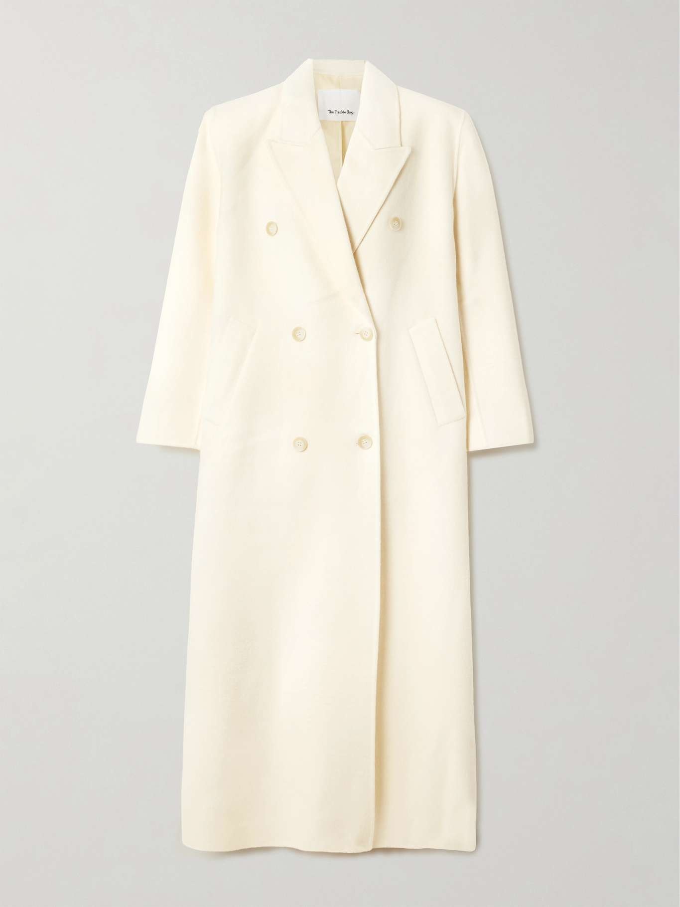 Gaia double-breasted wool-blend coat - 1