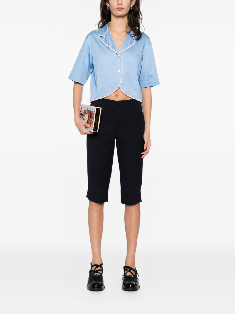 Sandro beaded collared shirt outlook