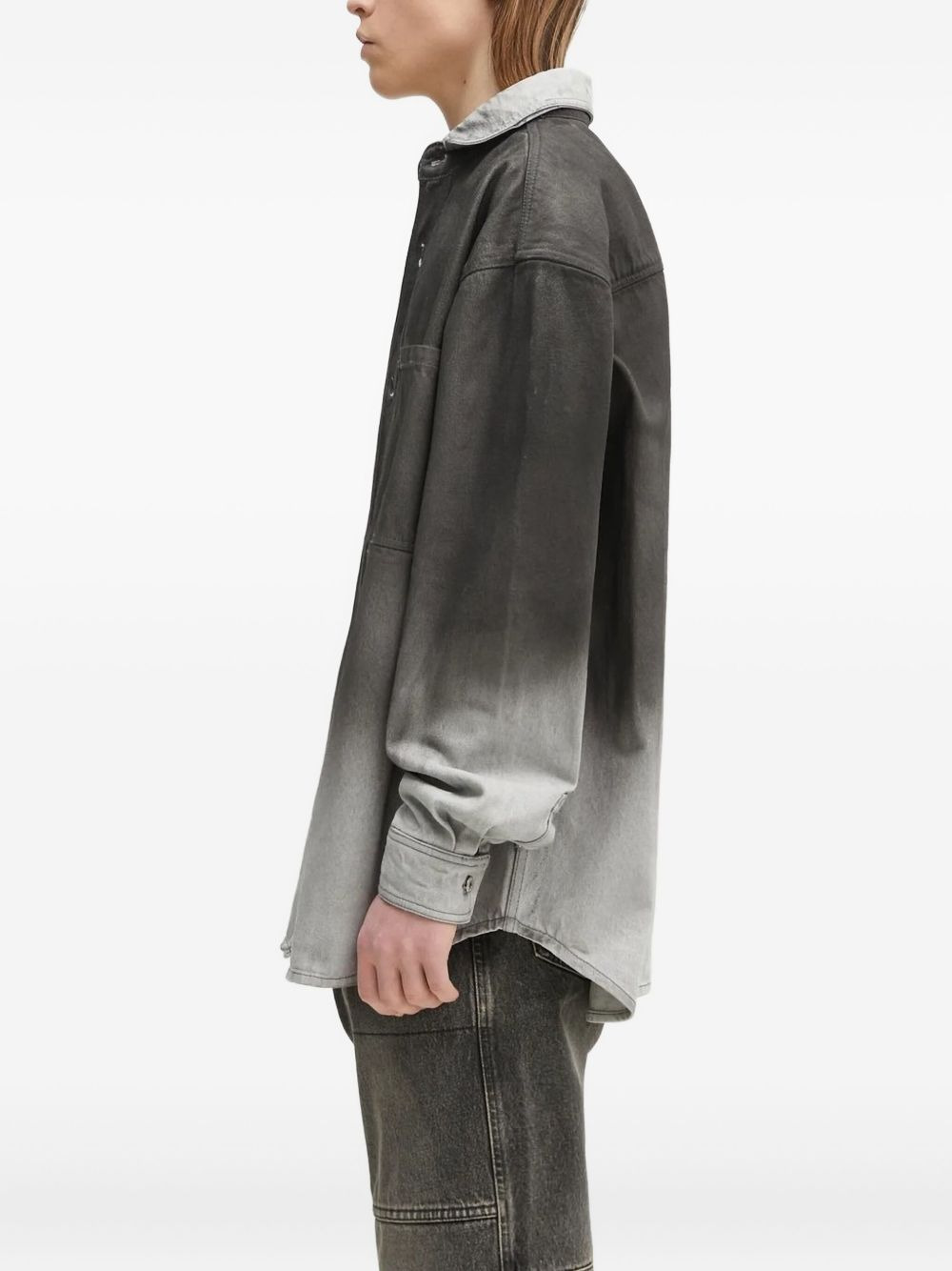 ombre-effect shirt - 3