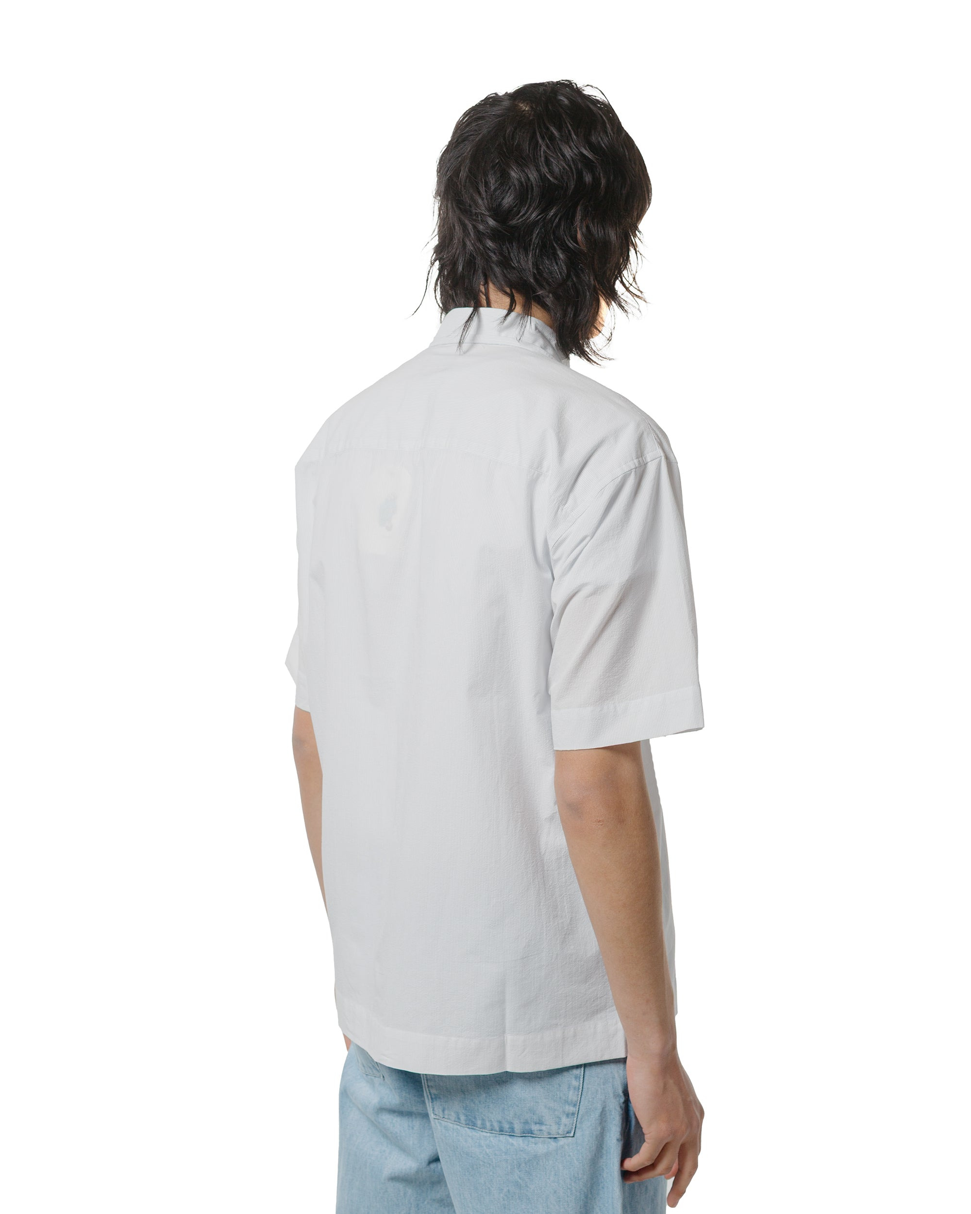 Square Micro Seersucker Light Grey - 3