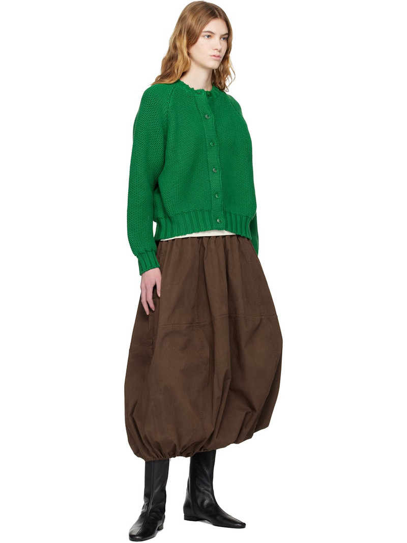 YMC Green Atomic Cardigan outlook