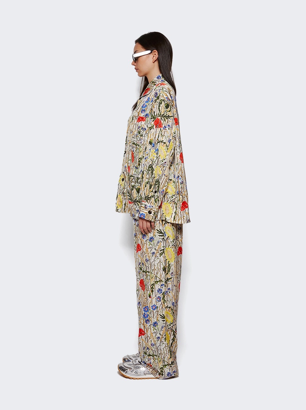 Pyjama Set Chalk Hibiscus Khai - 3