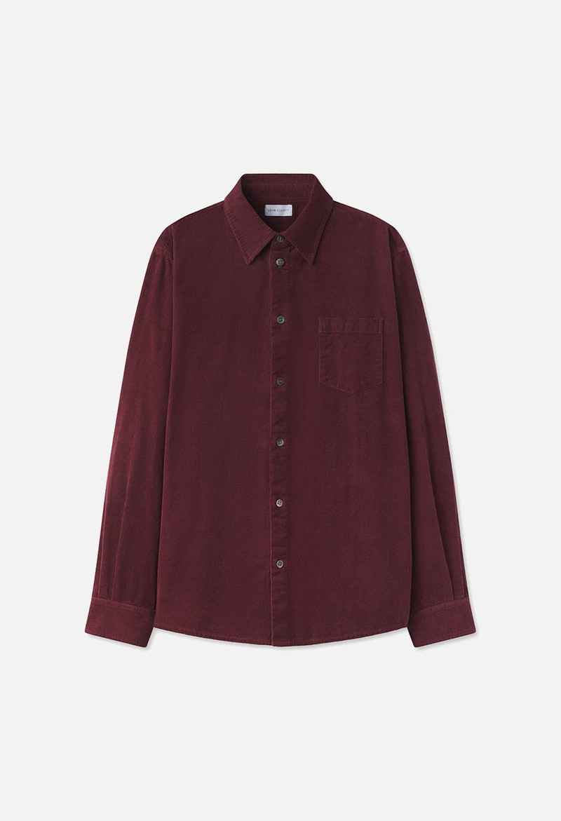 CORDUROY CLOAK BUTTON UP 1