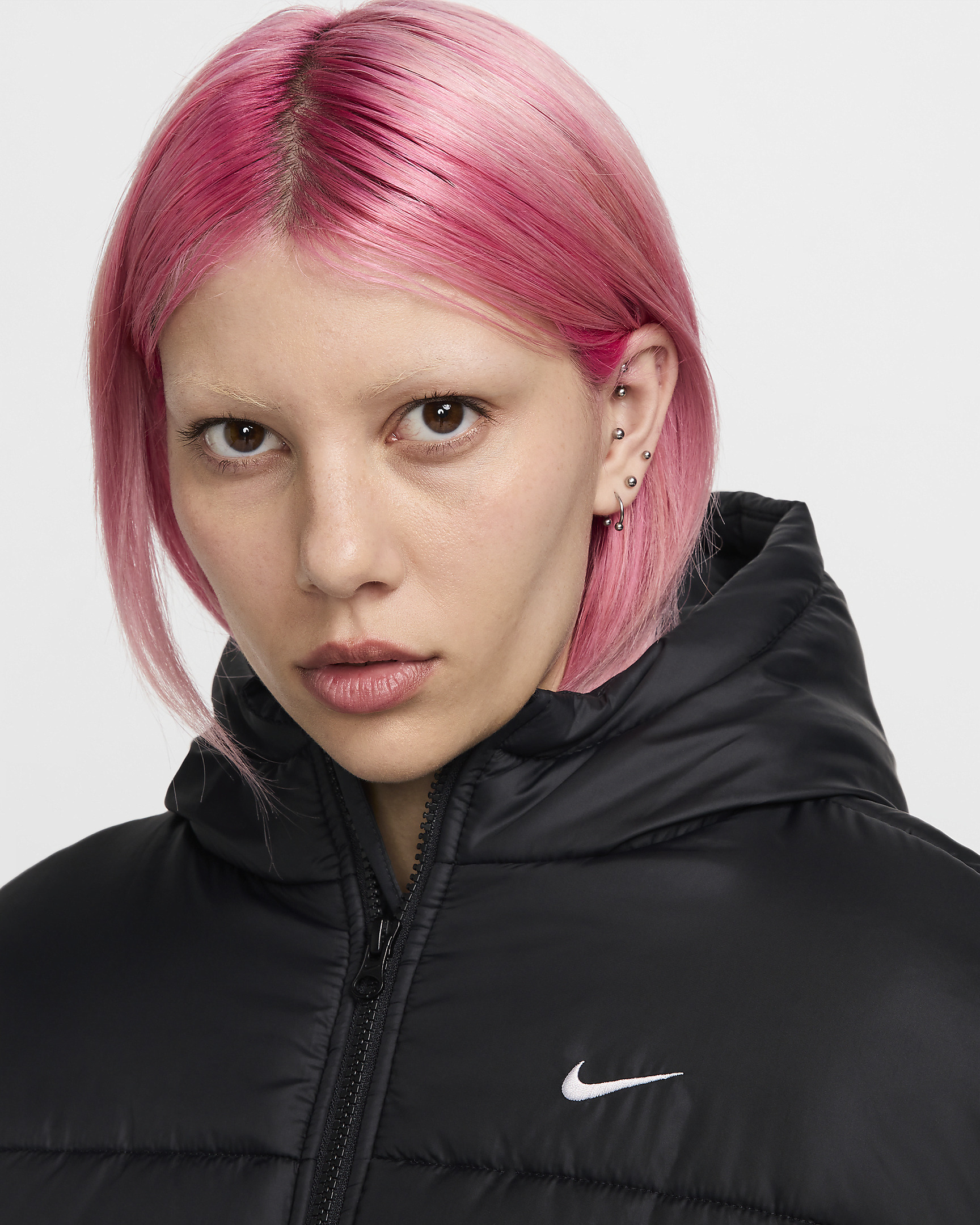 Nike Sportswear Classic Puffer Women's Therma-FIT Loose Hooded Jacket - 3