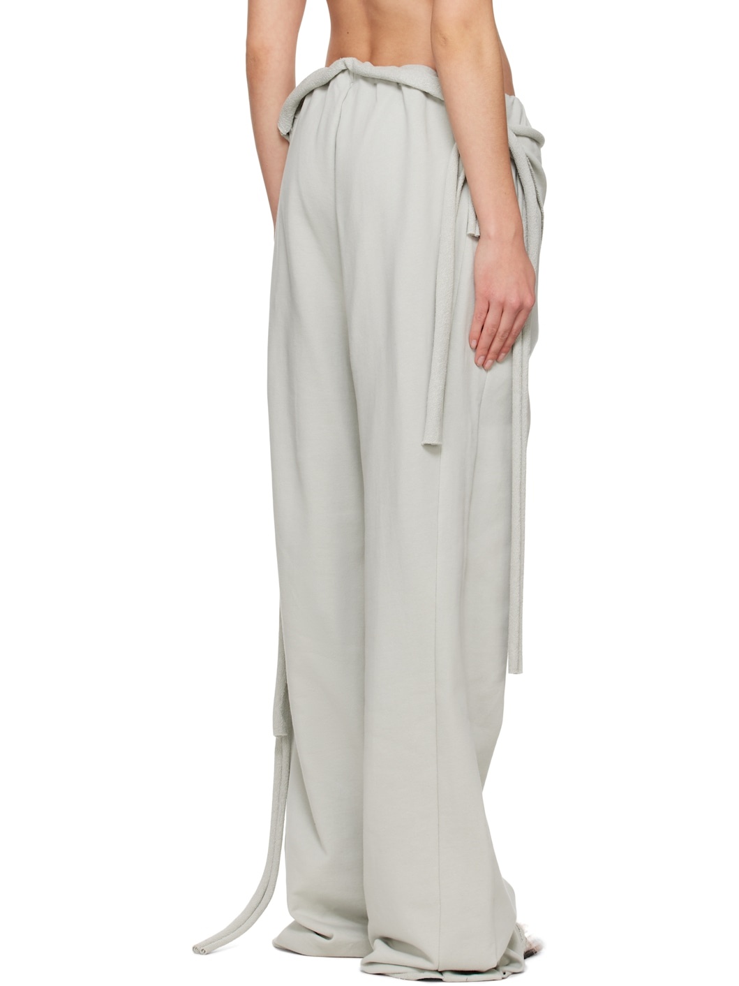 Gray 'Otto' Wrap Sweatpants - 3