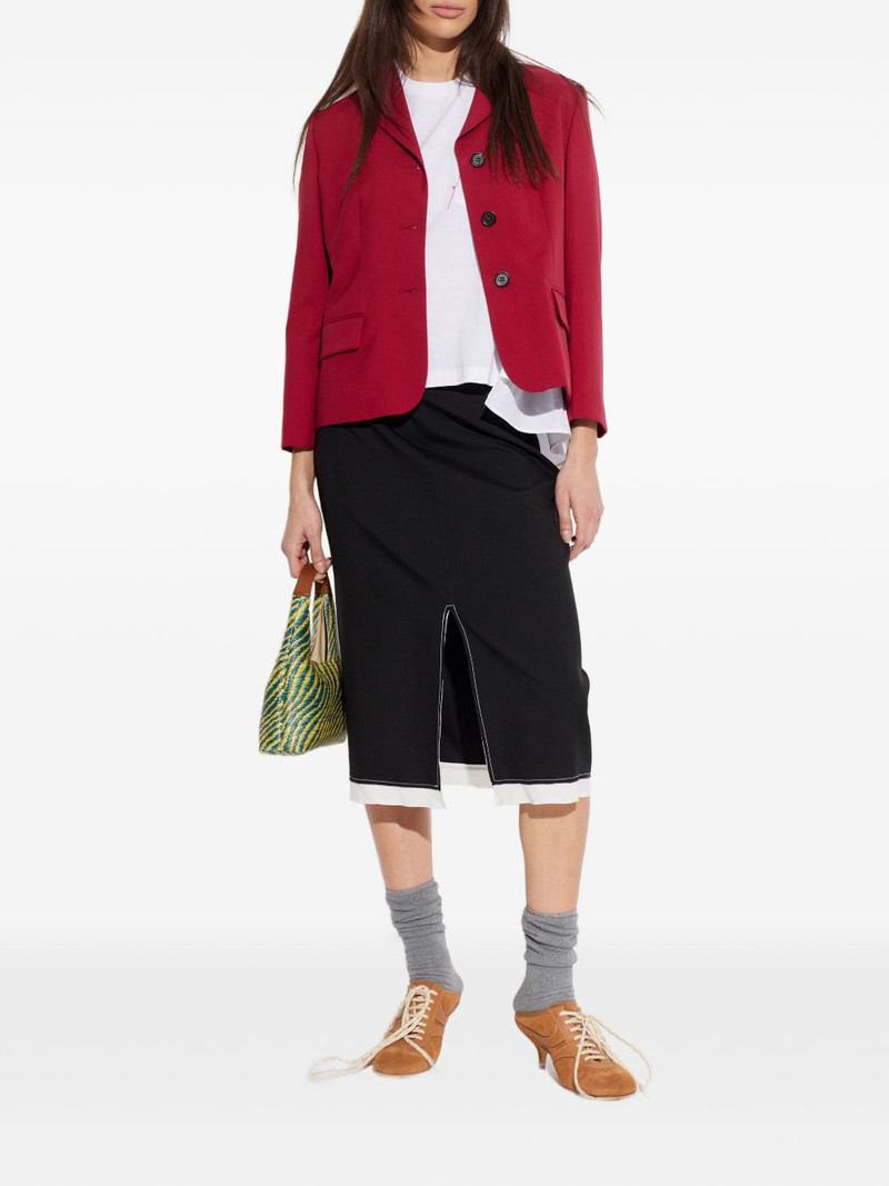 Marni buttoned pocket blazer outlook