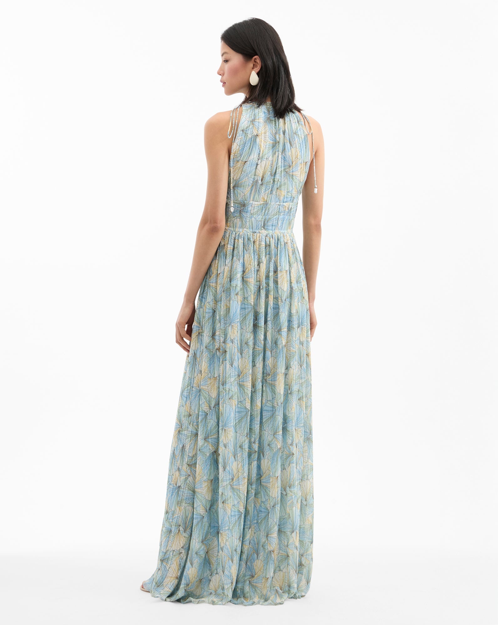 YARDLEY PLEATED MAXI DRESS - 6