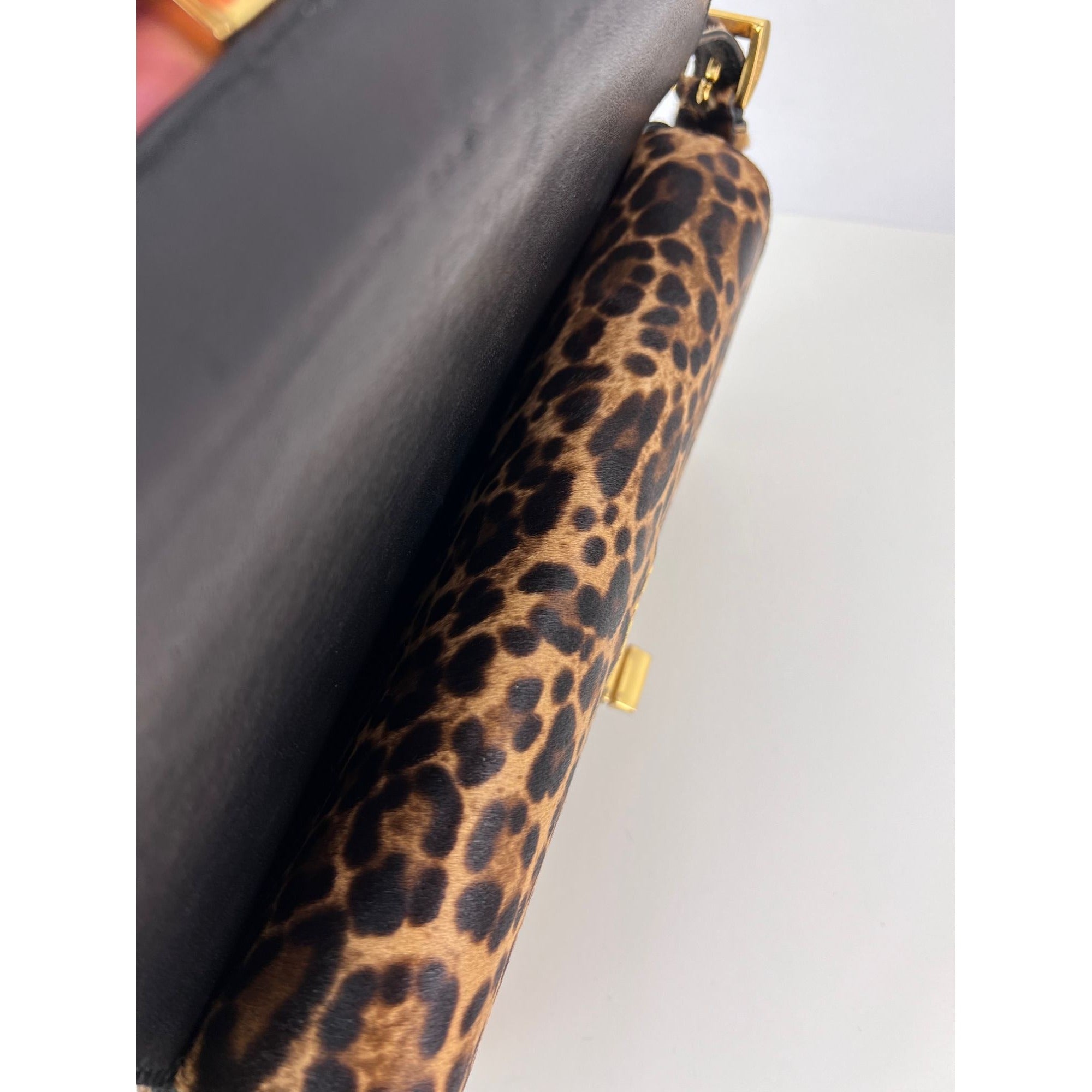 Prada Cavallino Leopard calf Hair Shoulder Bag - 15