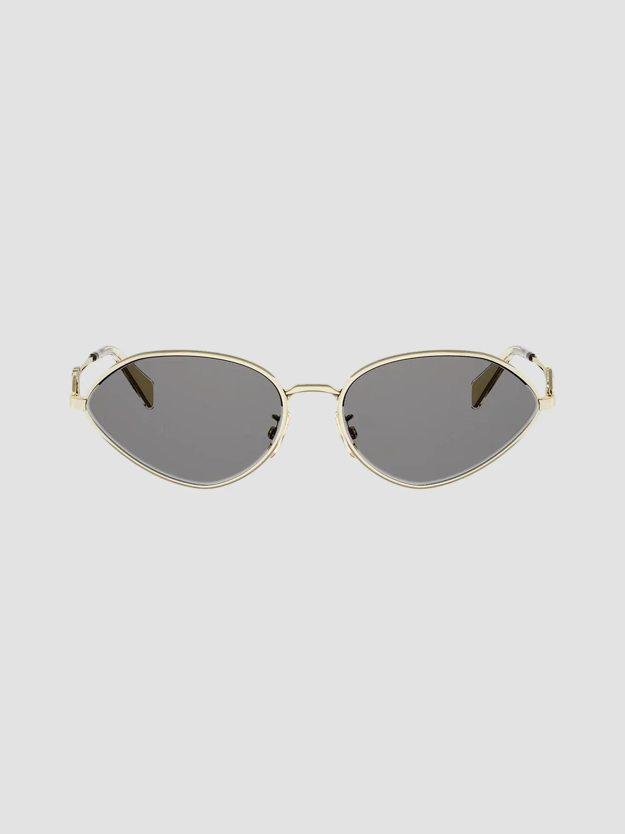 Women's Wired 58MM Oval Sunglasses - Gold - 1