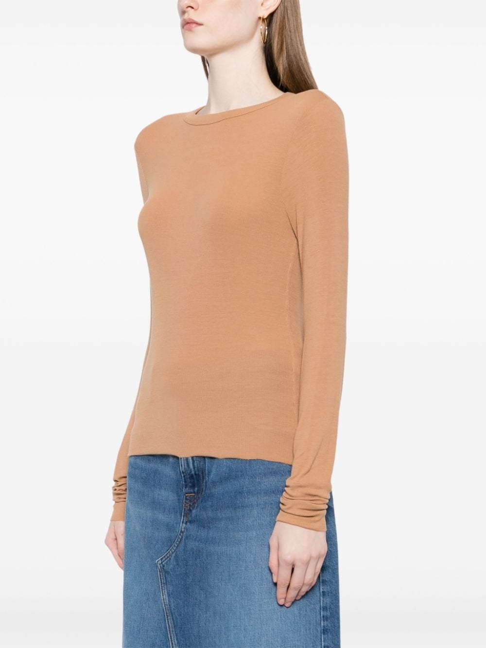 modal-blend long-sleeve top - 3