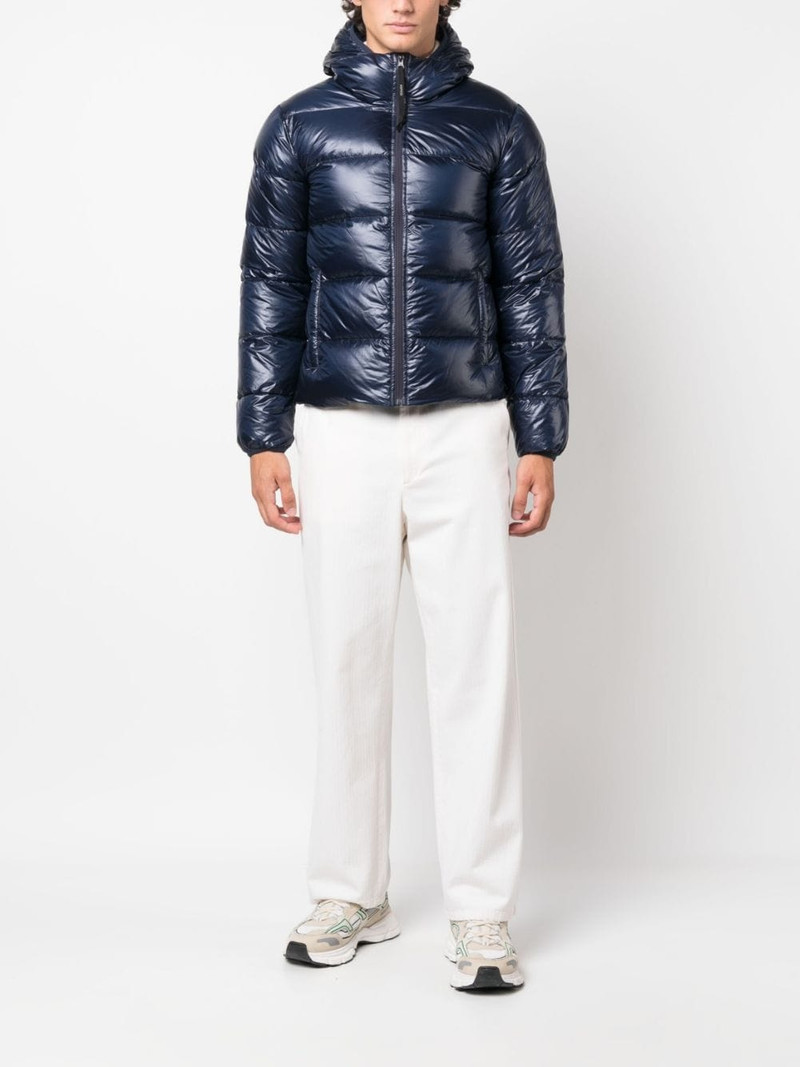 Aspesi padded feather-down hooded jacket outlook