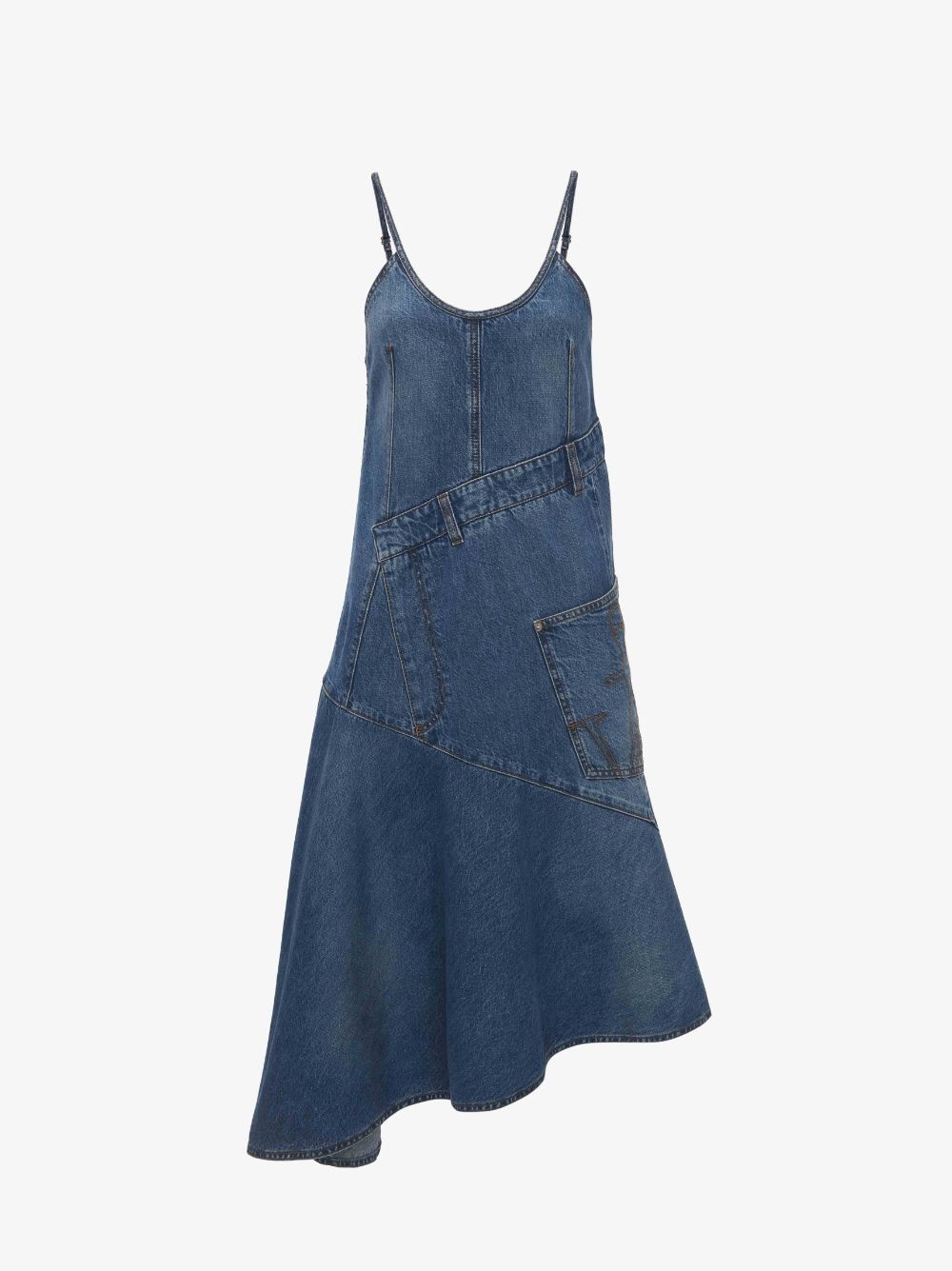 TWISTED DENIM DRESS - 1