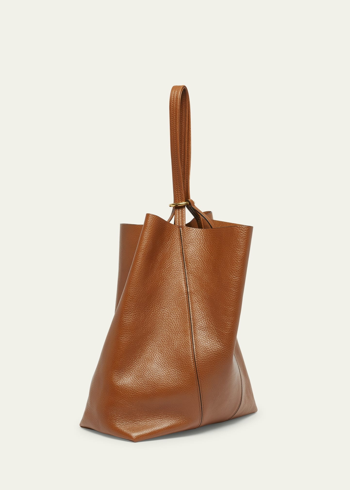 Spin North-South Tote Bag in Leather - 3