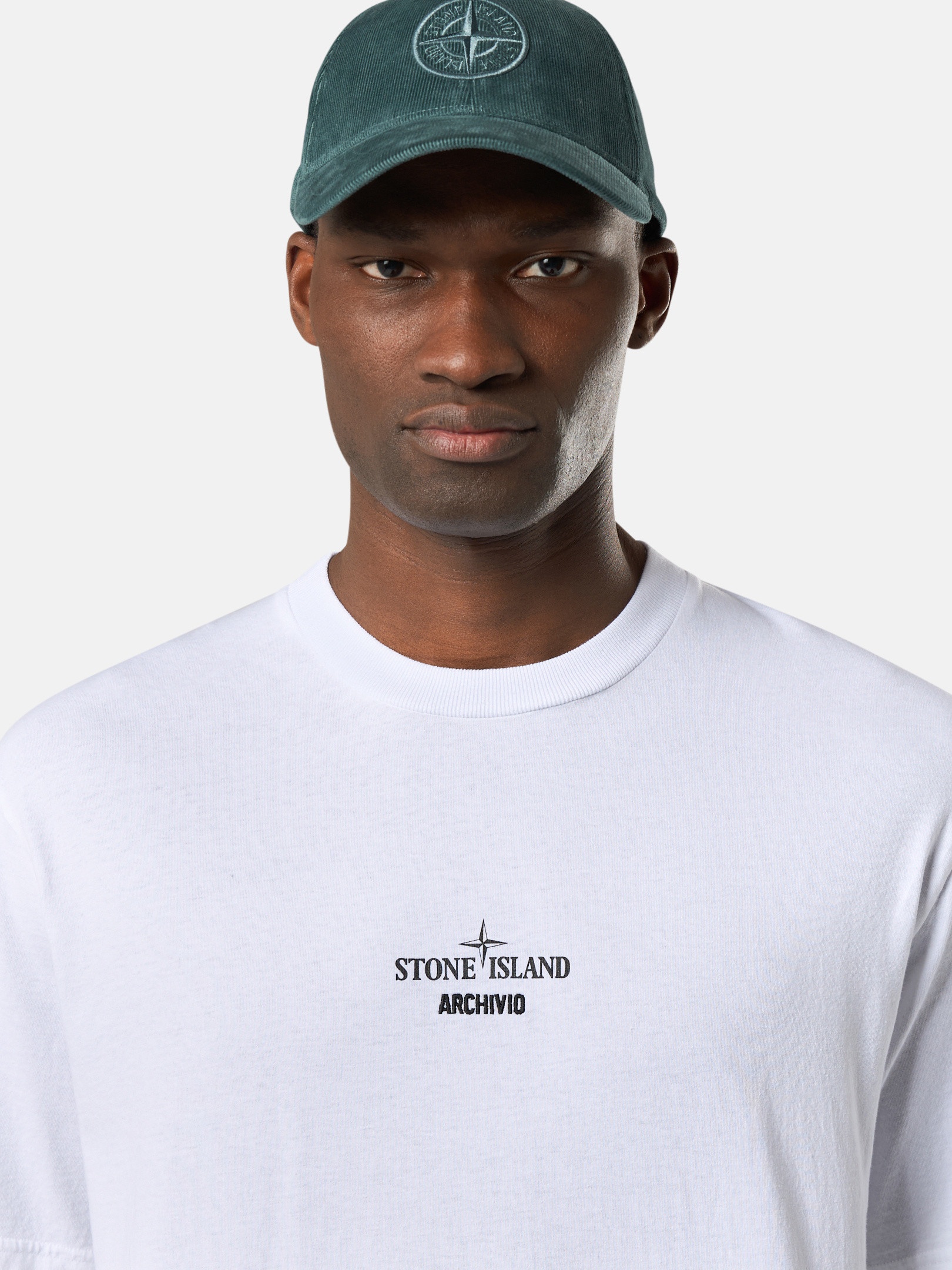 【Stone 】LuisaViaRoma short sleeve t-shirt Stone Island Luisaviaroma Short Sleeve T-shirt in Gray for