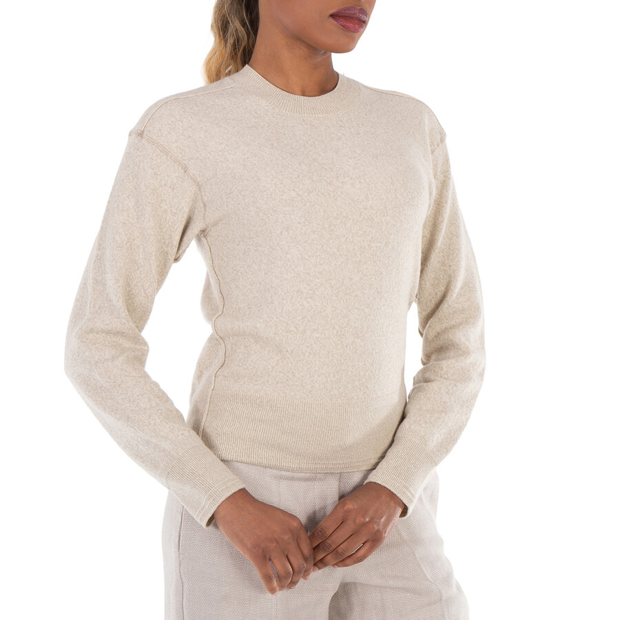 Burberry Crewneck Logo Embroidered Sweater - 2