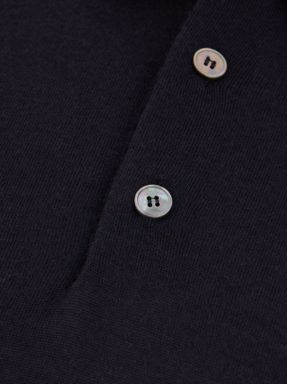 fine-knit polo shirt - 3