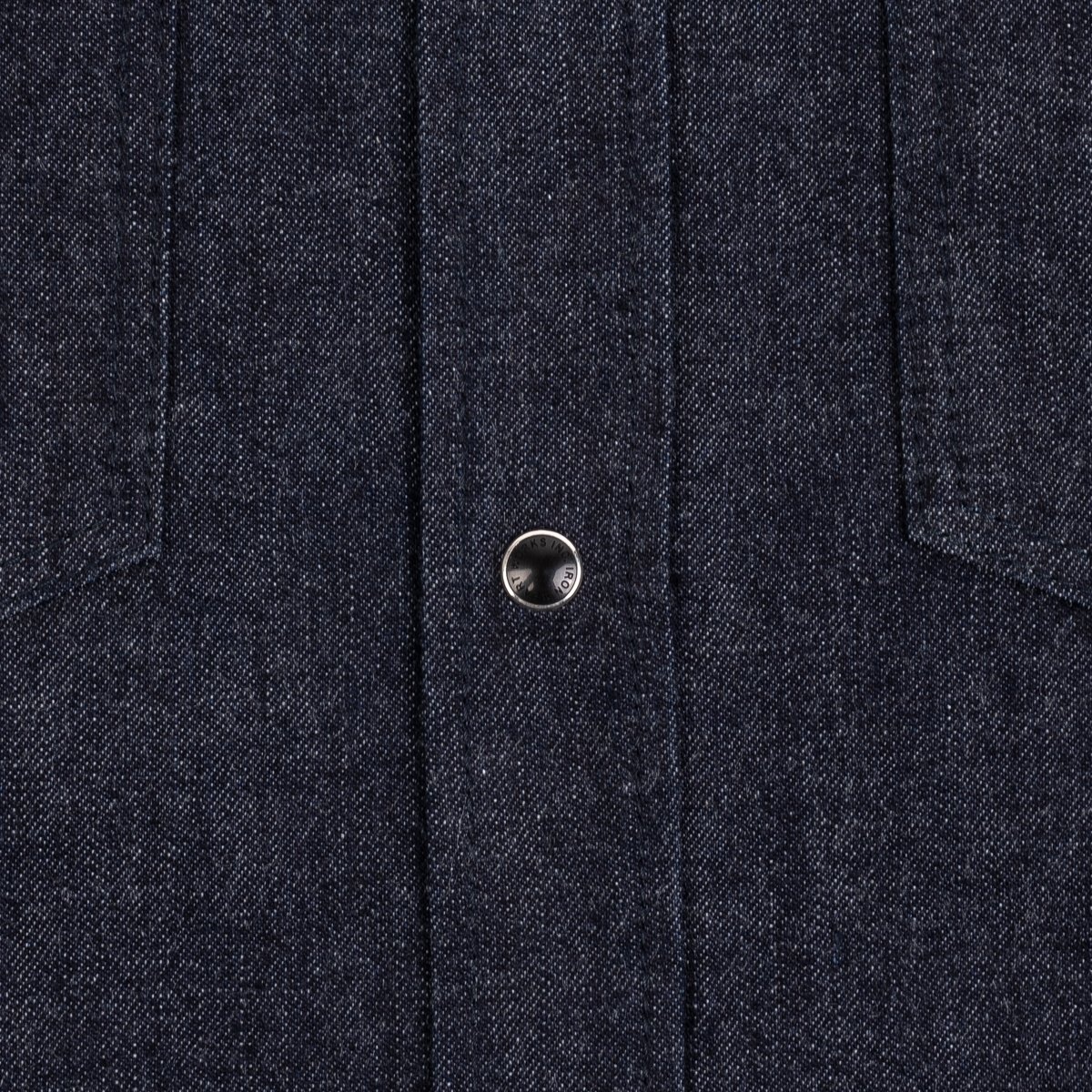 IHSH-350-IND 10oz Selvedge Denim Western Shirt - Indigo - 11