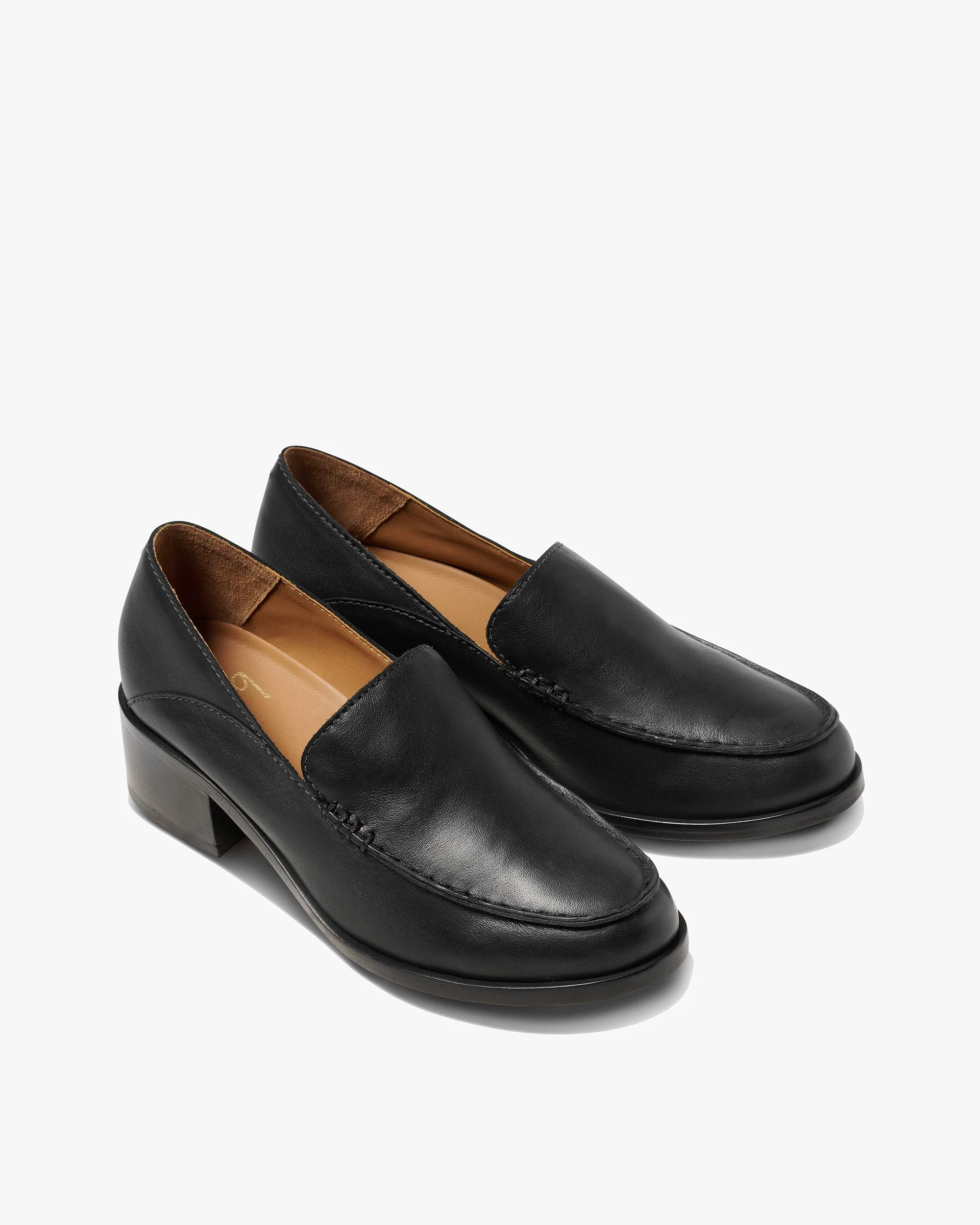Owl Leather Heeled Loafer - 1
