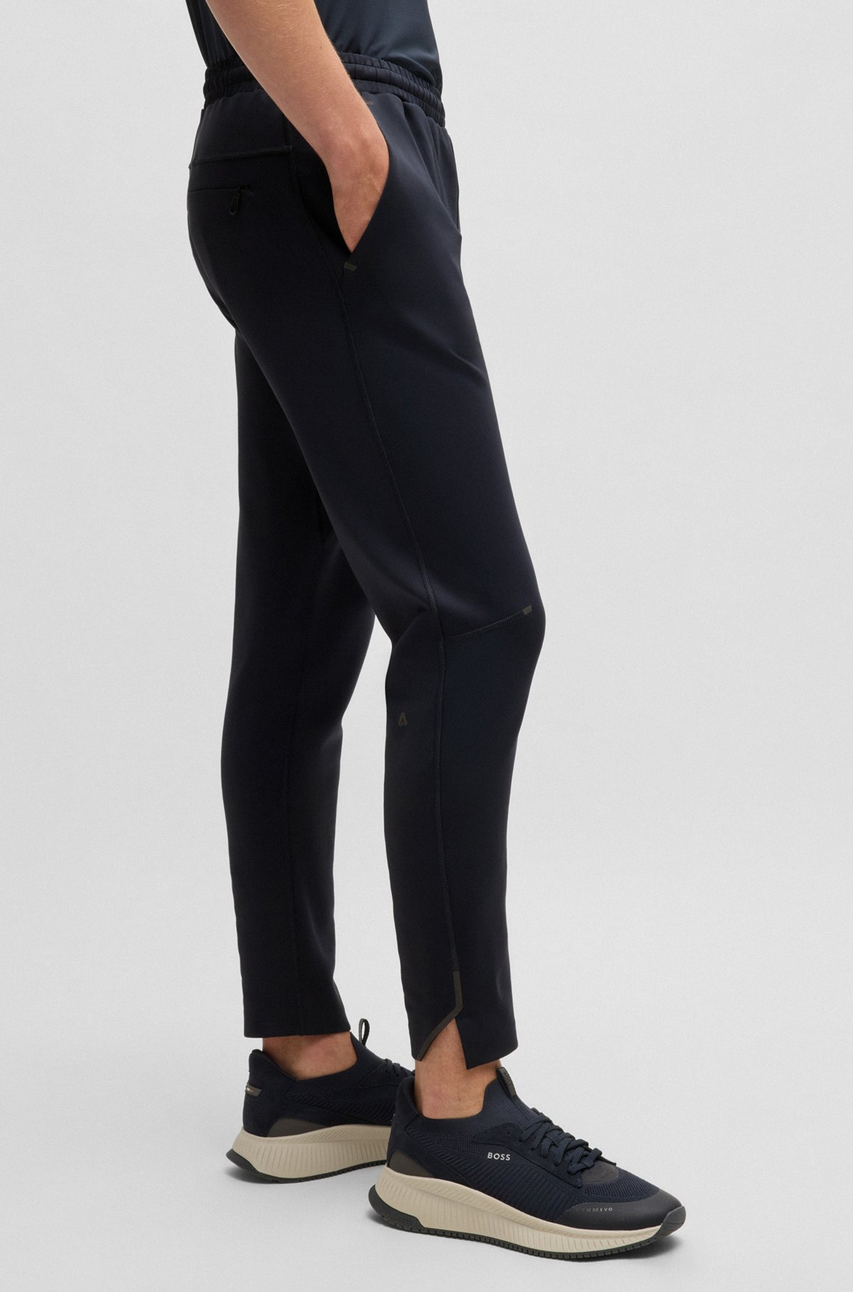 ACTIVE TRACKSUIT BOTTOMS IN STRETCH FABRIC WITH MOISTURE MANAGEMENT - 3