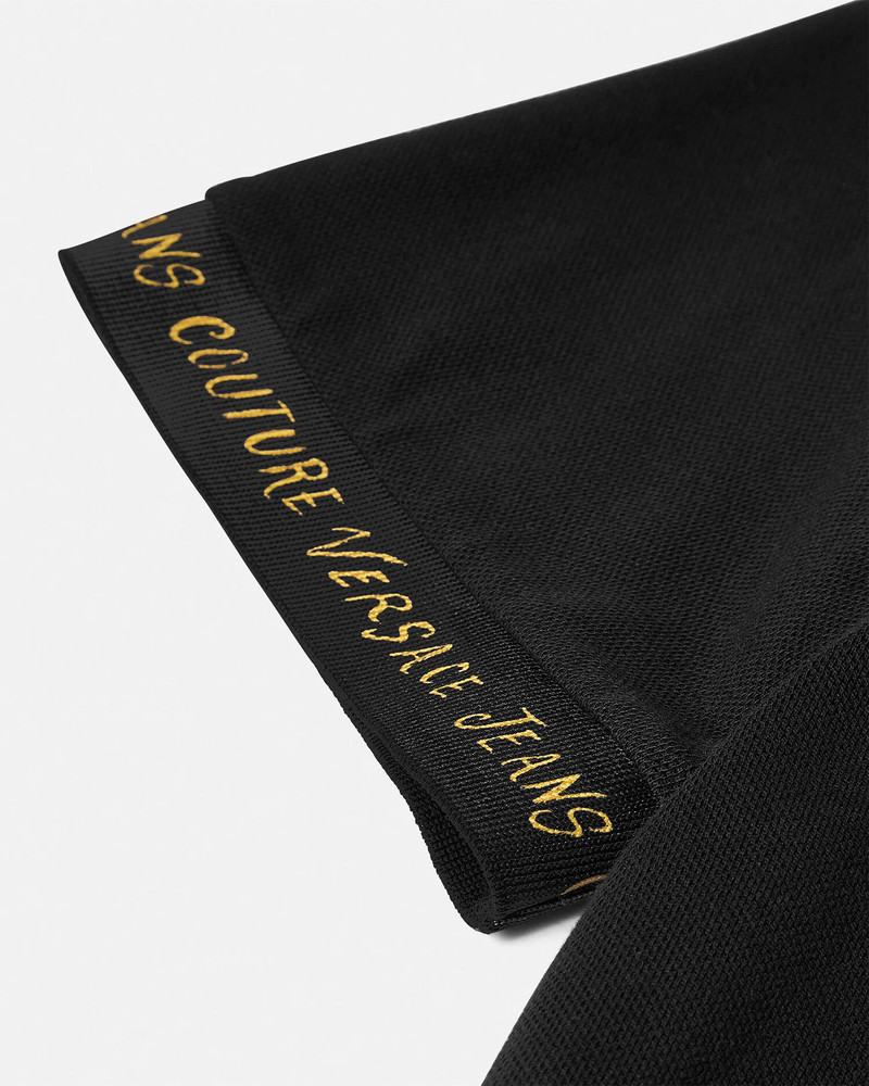 VERSACE JEANS COUTURE Outline Barocco Polo Shirt outlook