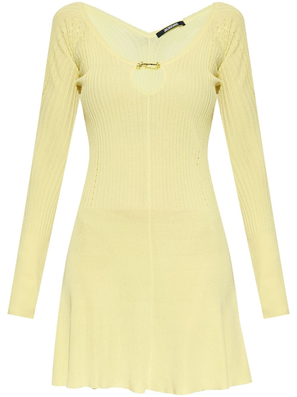 La Robe ribbed minidress - 1