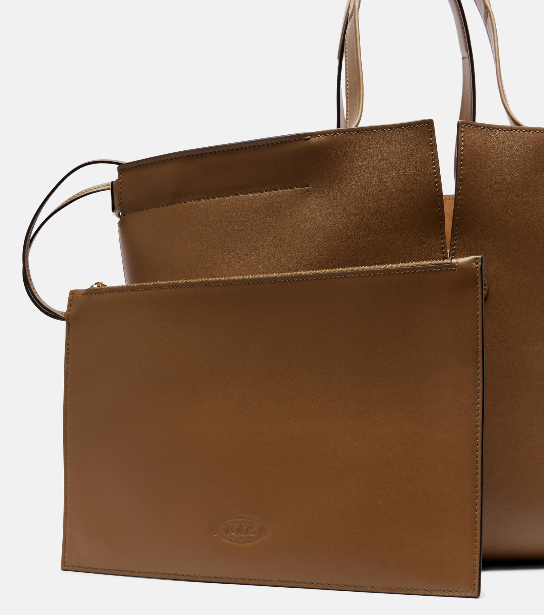 Dbm Large leather tote bag - 6