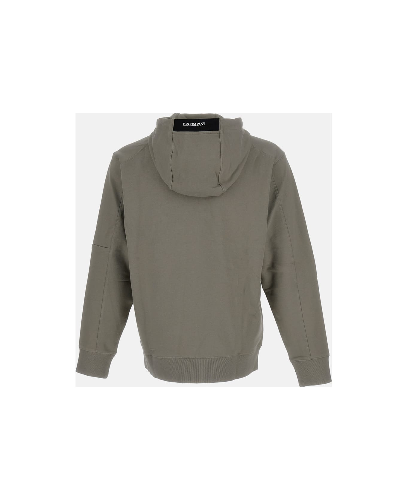 Diagonal Raised Fleece Hooded Sweatshirt - 2