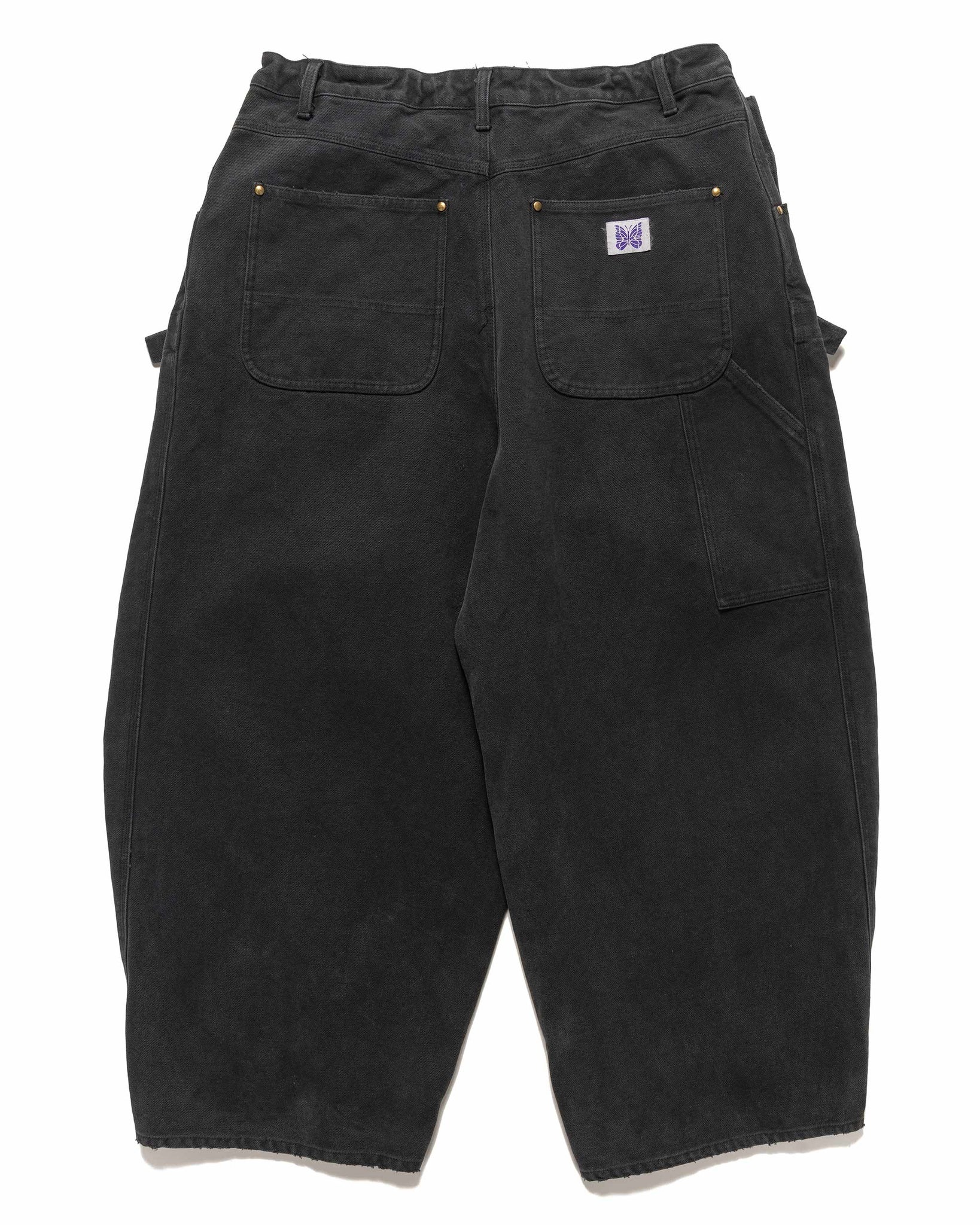 NEEDLES H.D. Pant - Apron / 16oz Cotton Canvas Black | havenshop 