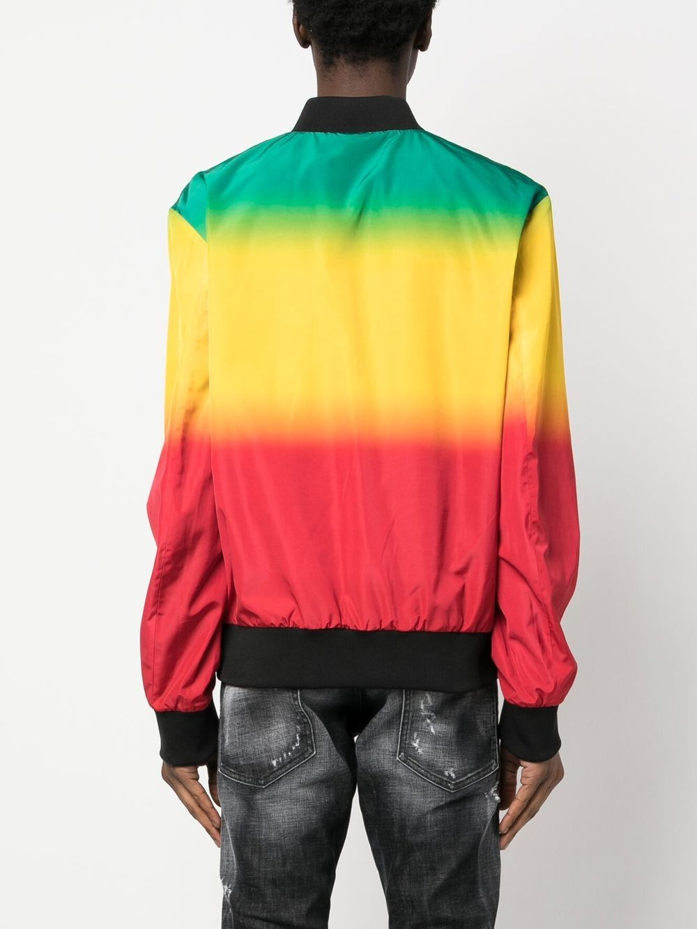 logo-print zip-up jacket - 4