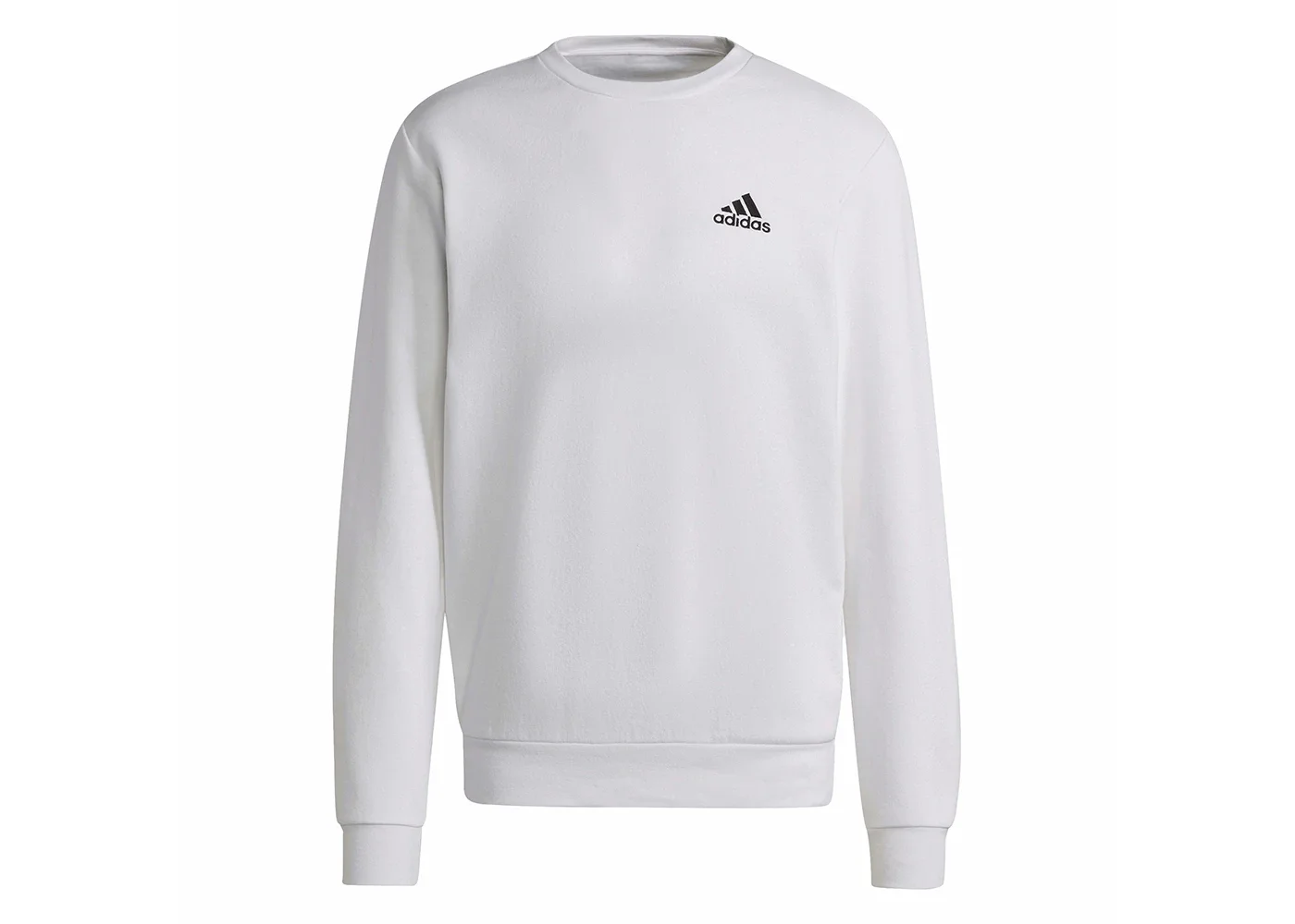 adidas Essentials Fleece Sweatshirt White/Black - 1