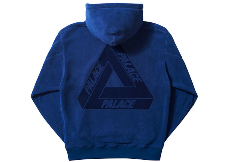 PALACE Palace Polartec Lazer Hood Blue outlook