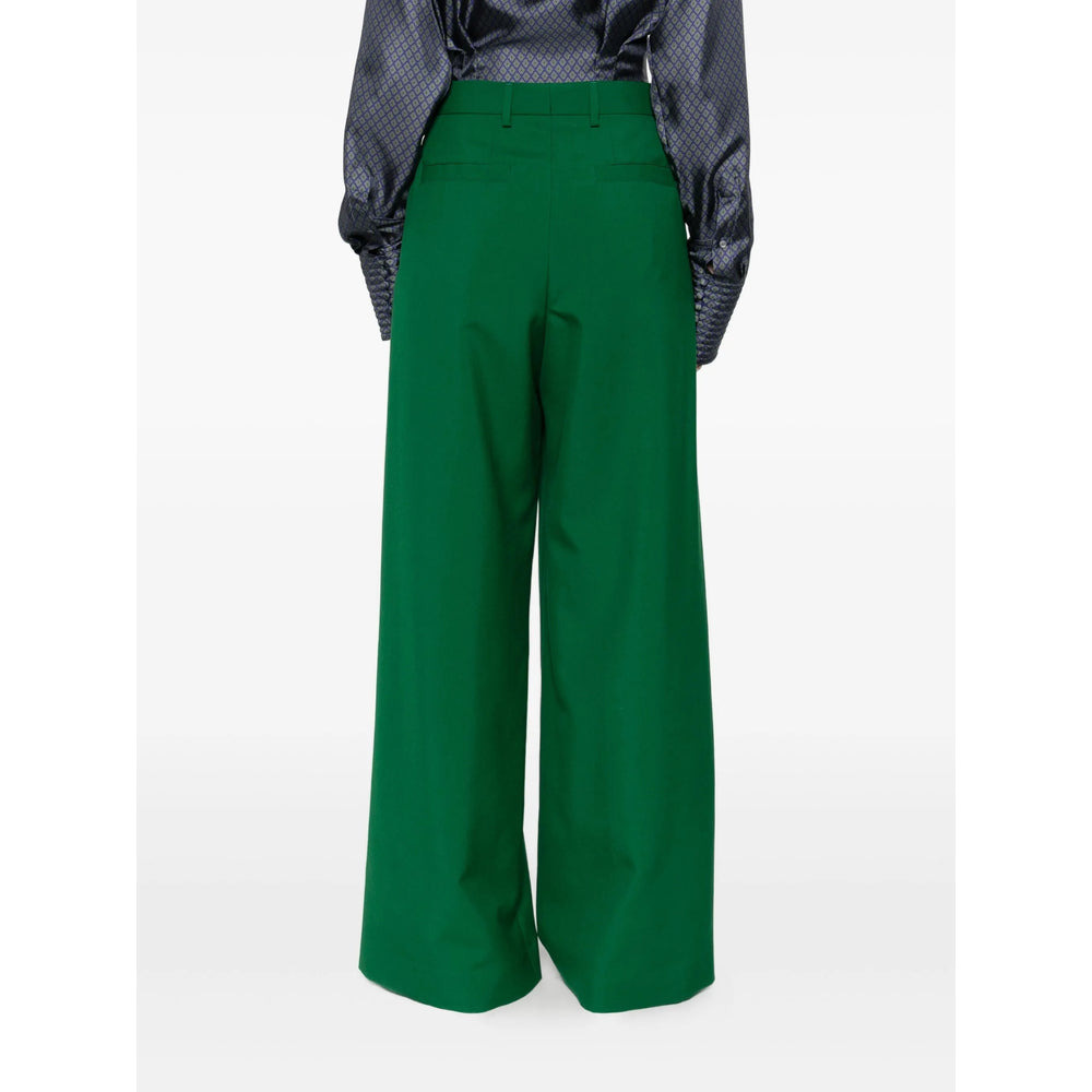 Dries Van Noten Green Trousers - Palazzo Pants Women - 5
