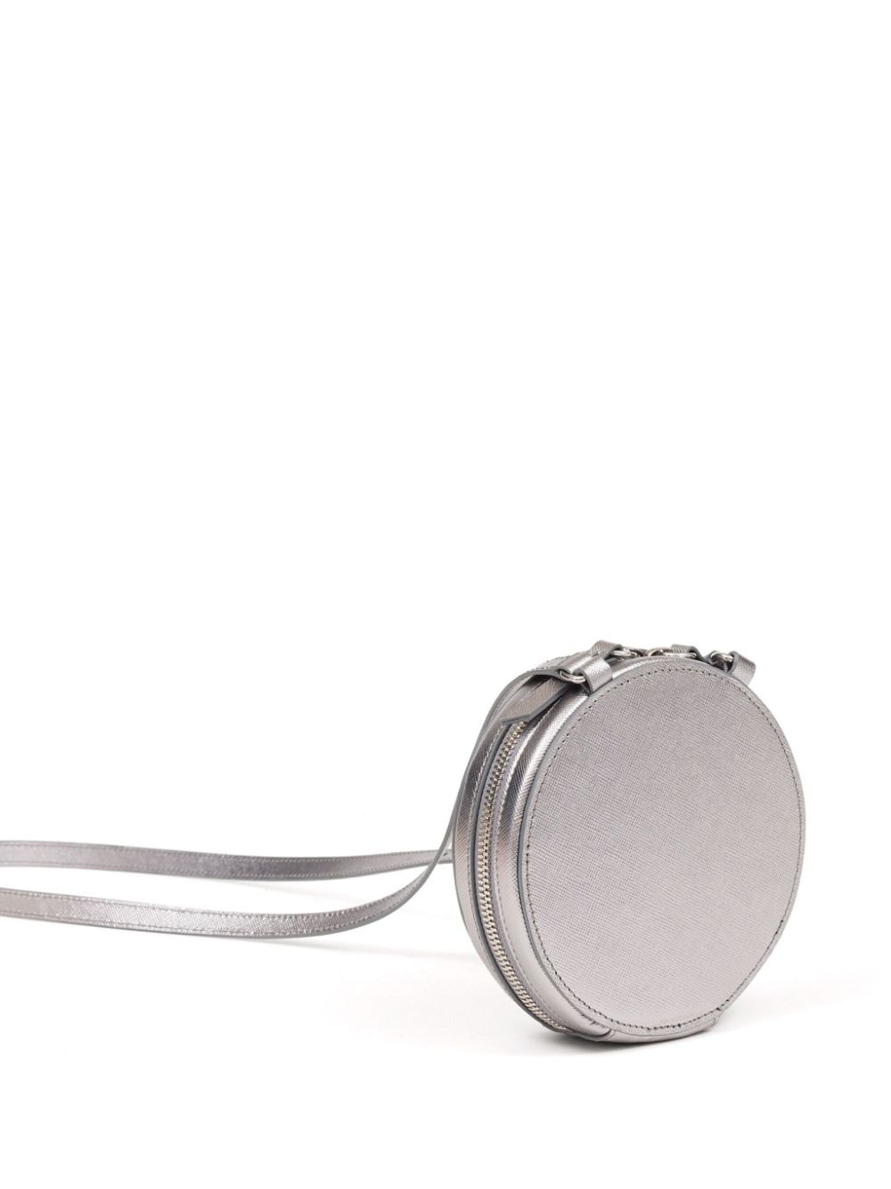 circle mini leather bag - 5