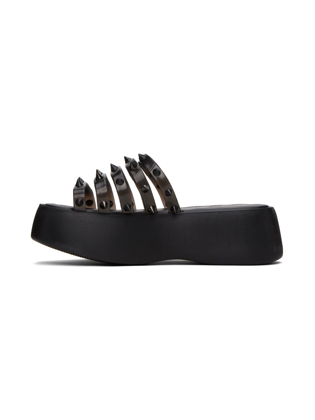 Black Melissa Edition Becky Punk Love Sandals - 3