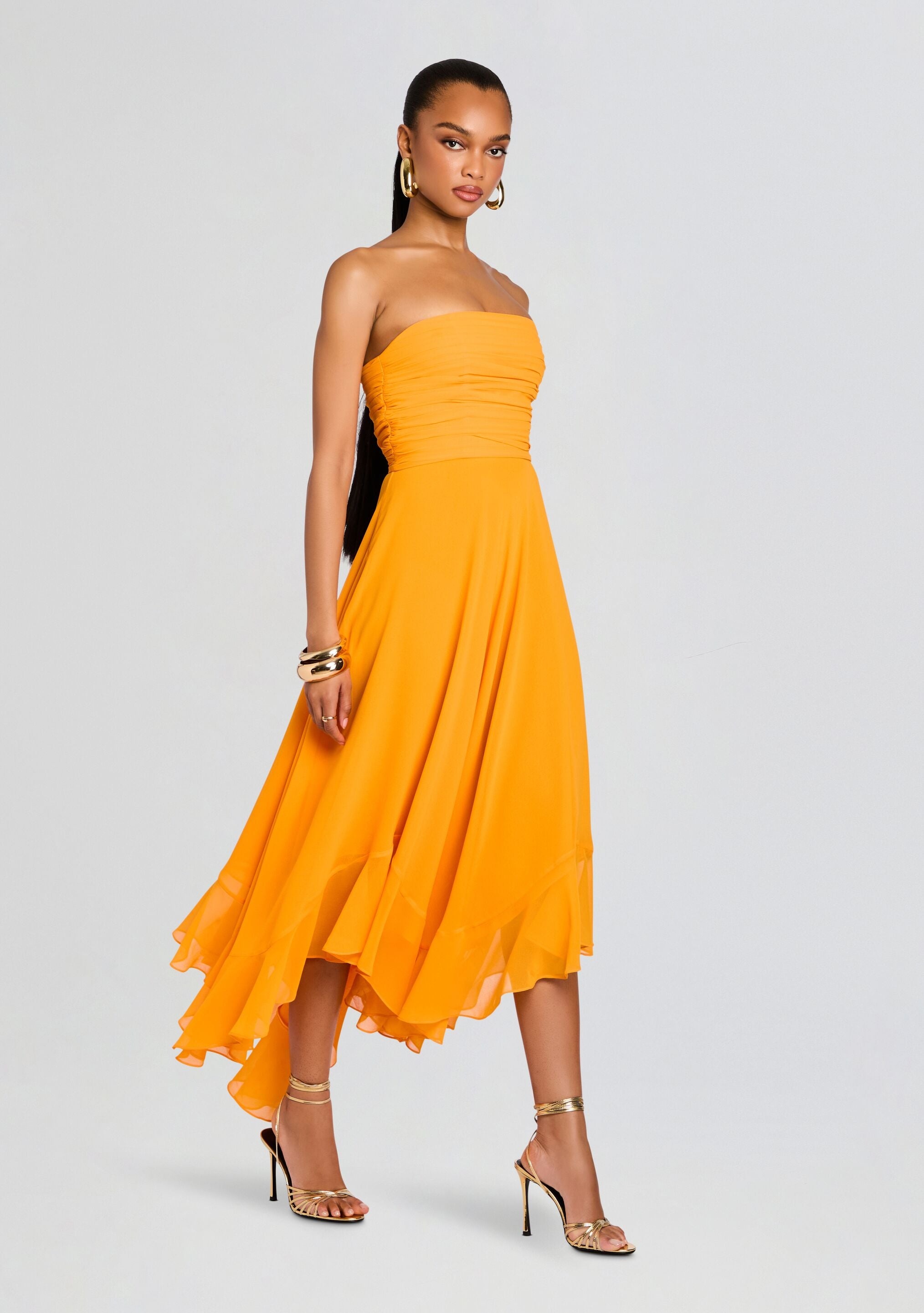 LOUISA CHIFFON DRESS - 3