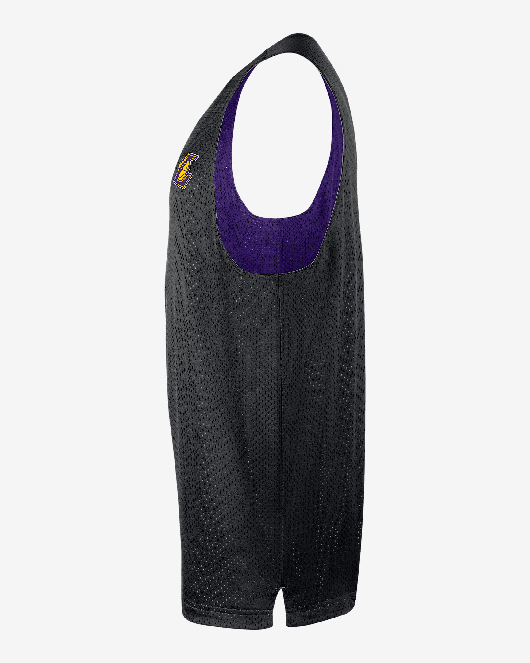 Los Angeles Lakers Courtside Men's Nike NBA Mesh Practice Jersey - 6
