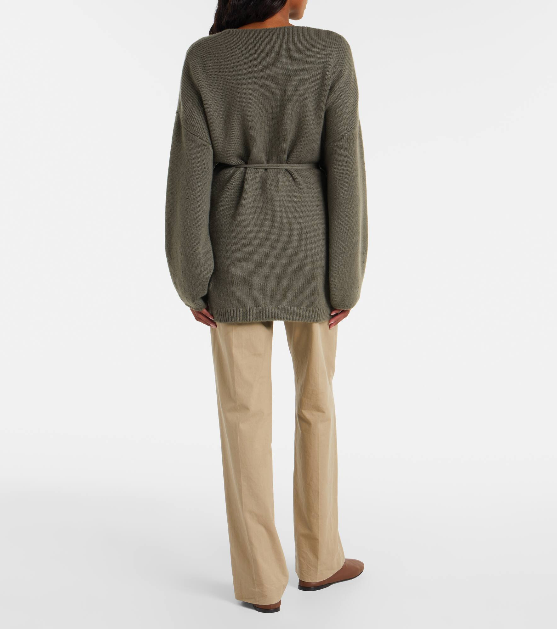 Laurina cashmere wrap cardigan - 3