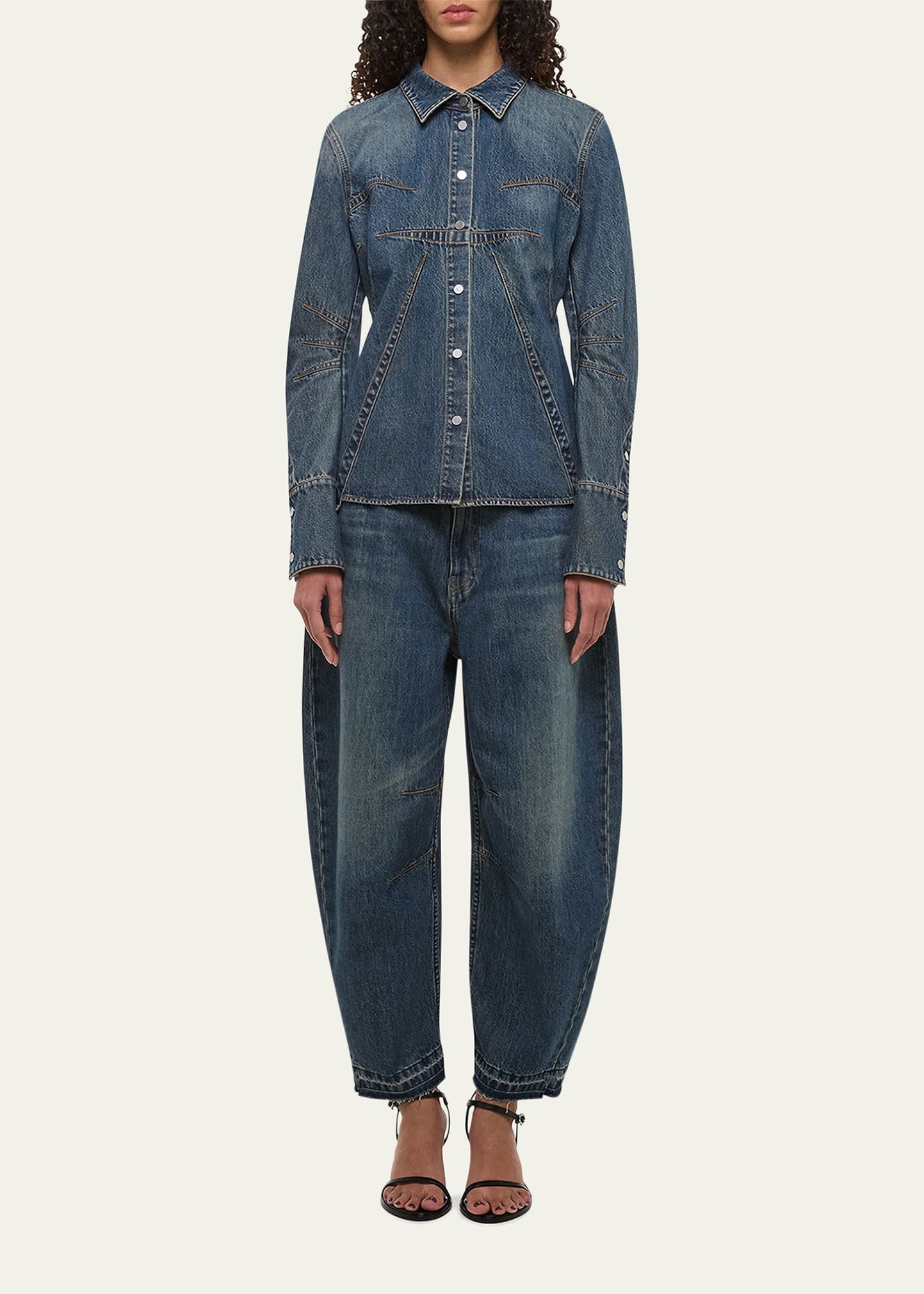 Apex Denim Shirt with Darts - 2