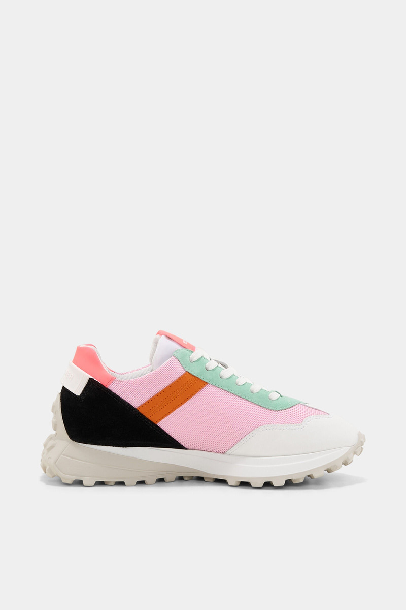 BOGNER Charlotte Sneakers in Rose/White/Green outlook