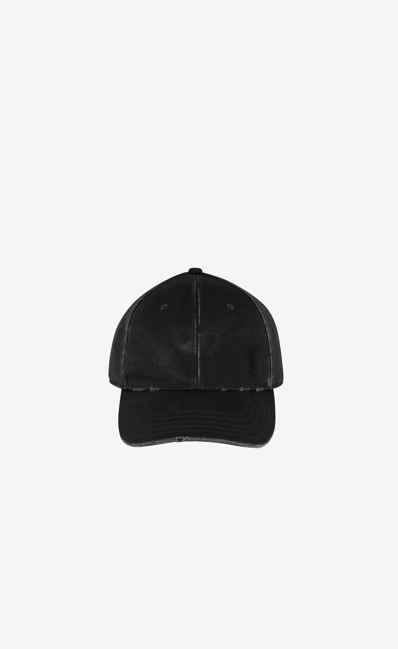 cassandre cap in washed denim 1