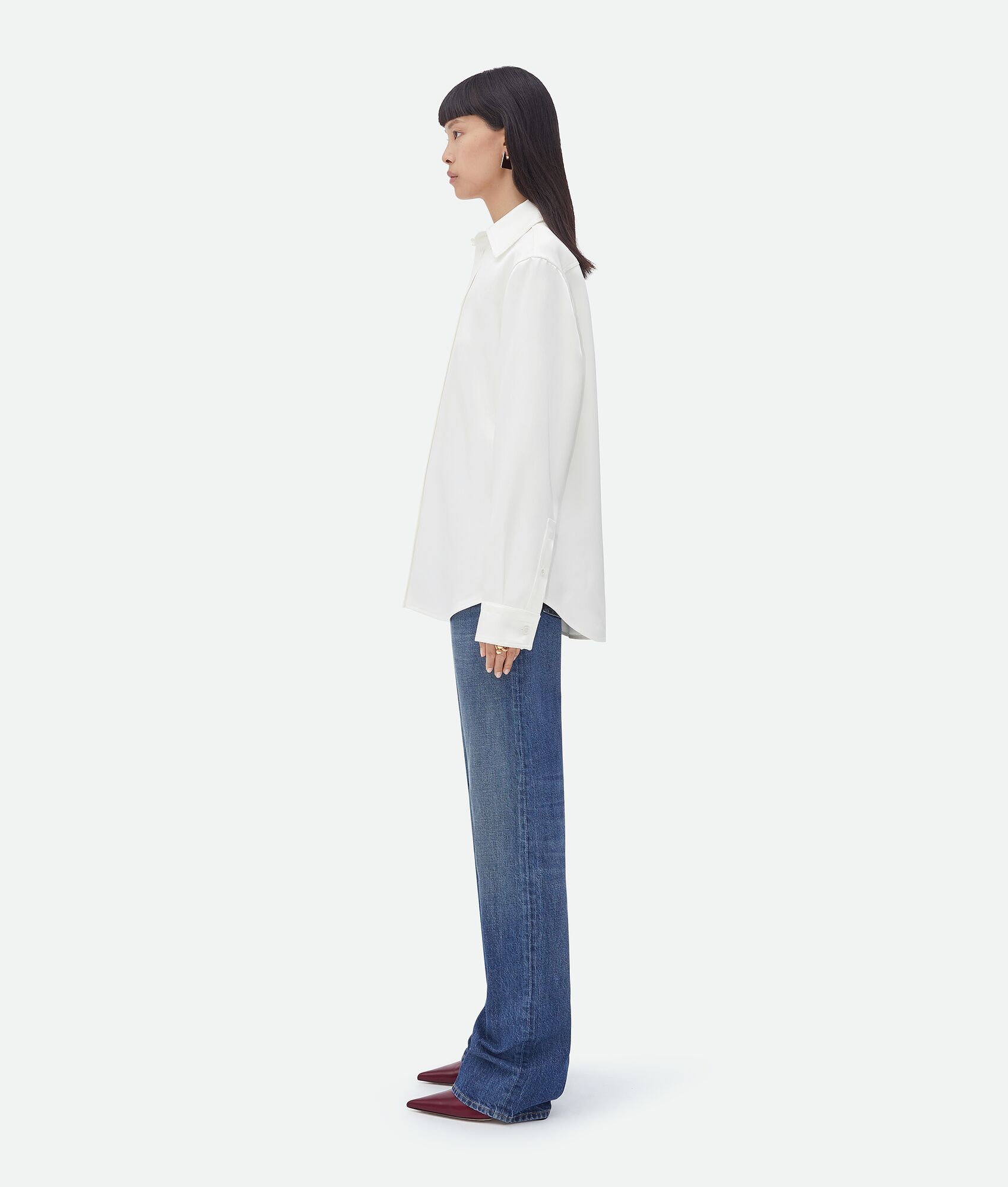silk twill shirt - 2