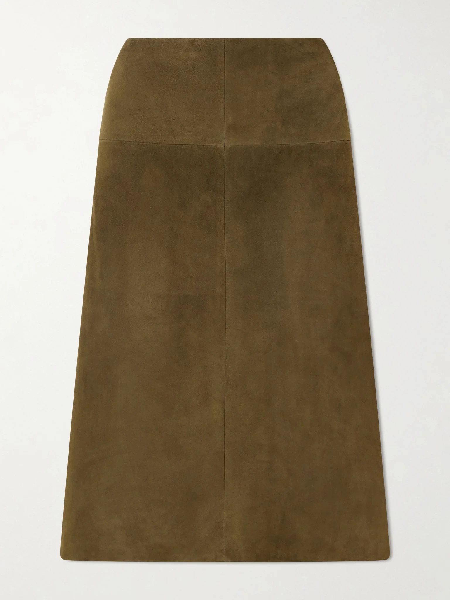 Irine suede midi skirt Forest green - 1