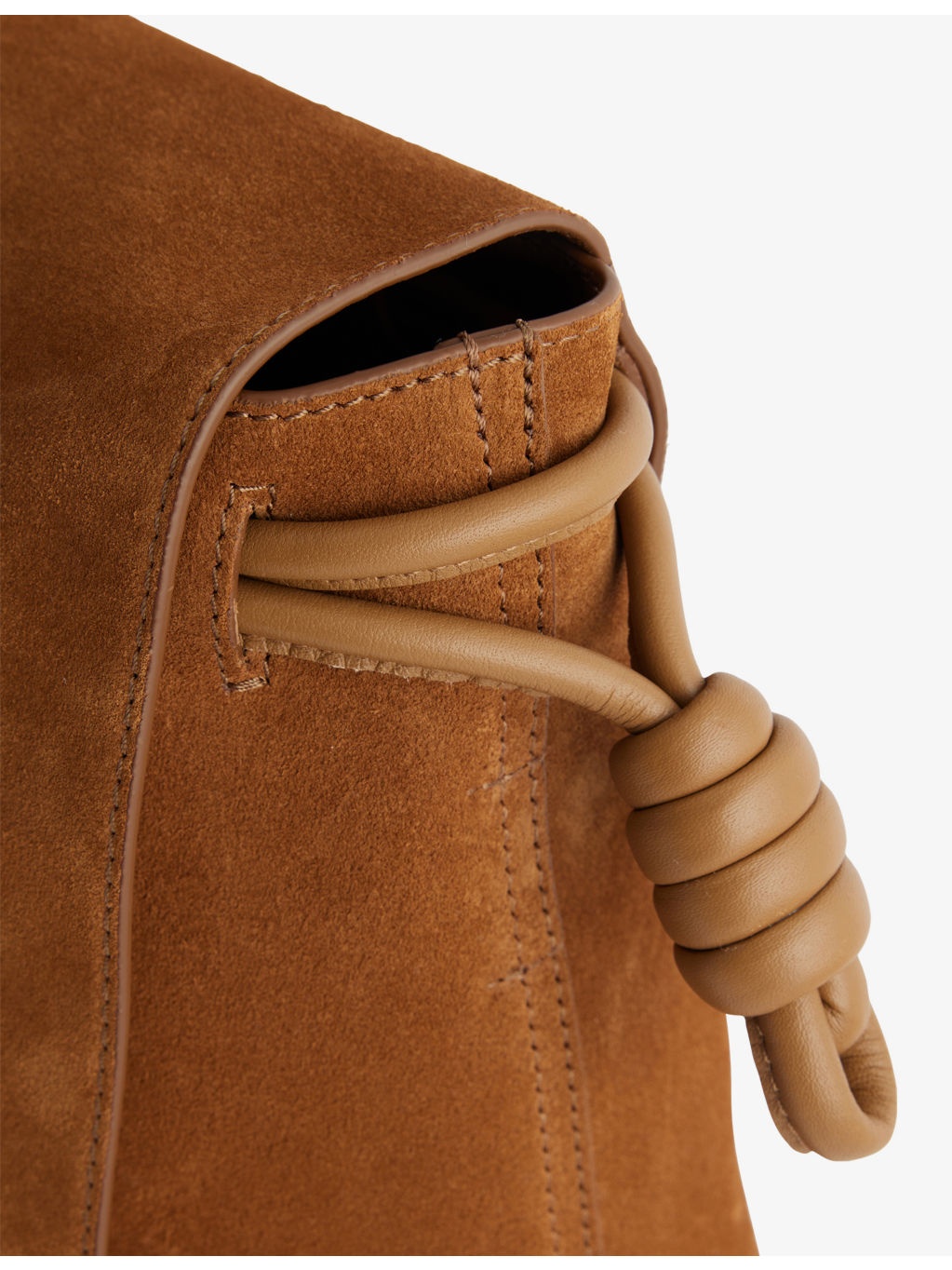 Flamenco Suede Satchel Bag - 4